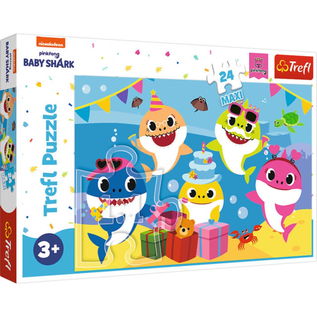 trefl Puzzle Baby Shark: Celebration maxi 24 pezzi