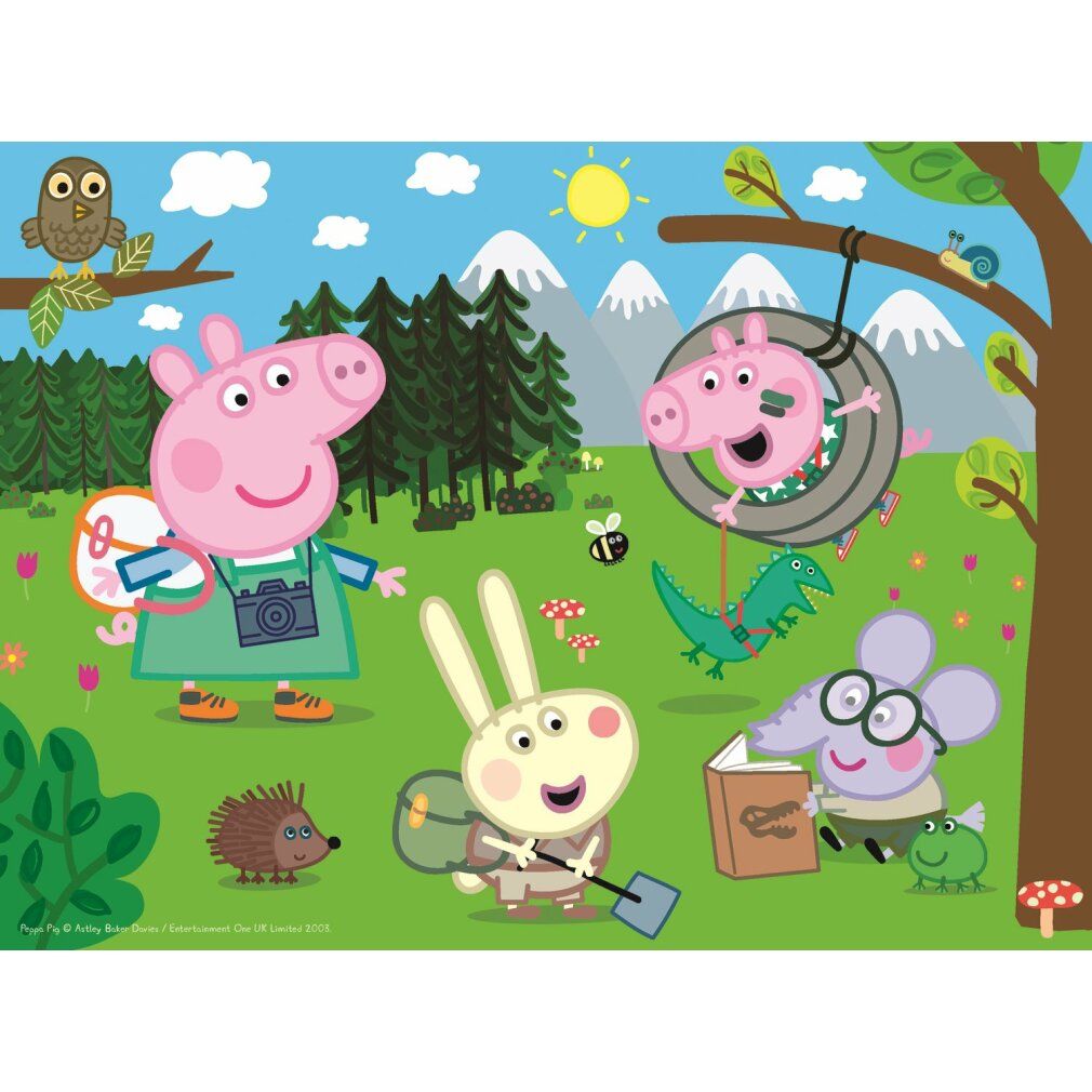 Puzzle 30 ? Escursione nella foresta / Peppa Pig