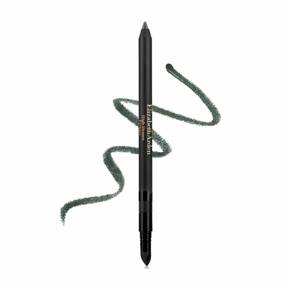 Eyeliner nero con traccia verde. Elizabeth Arden High Drama Eyeliner. Traccia verde.
