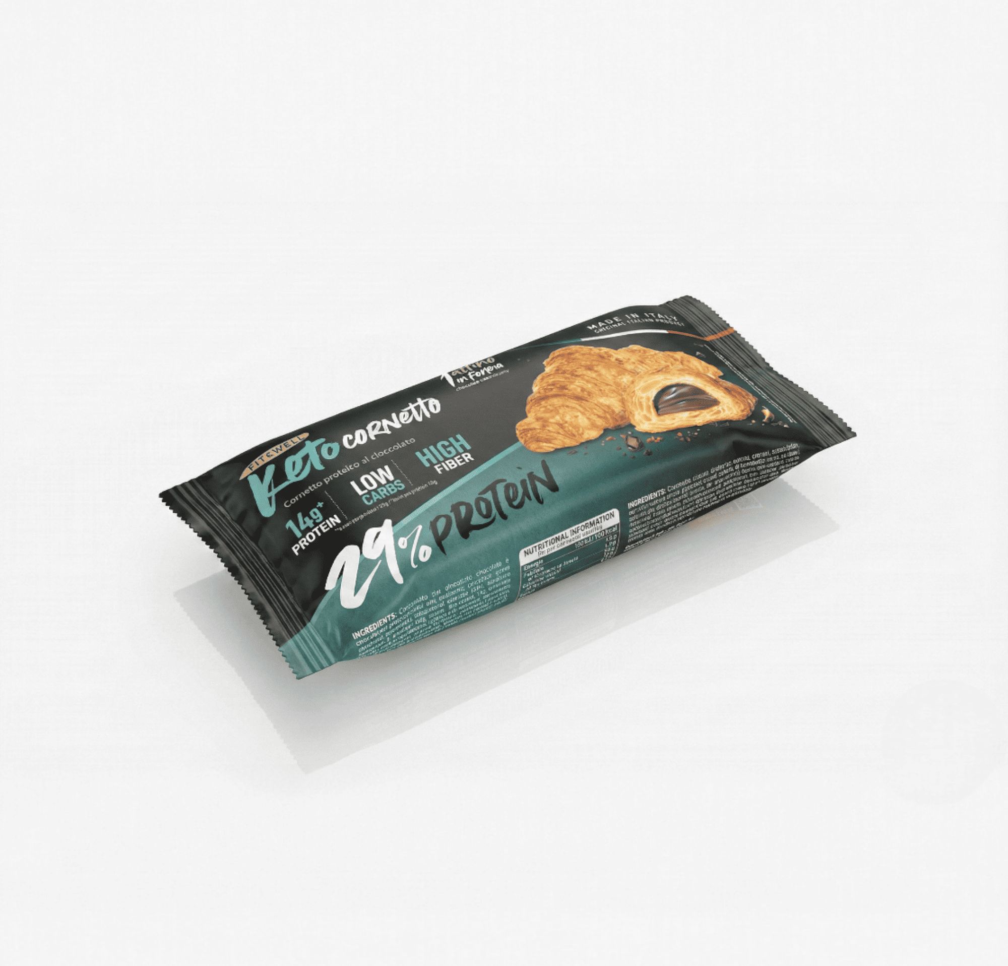 1attimoinforma Cornetto Proteico Keto al Cioccolato