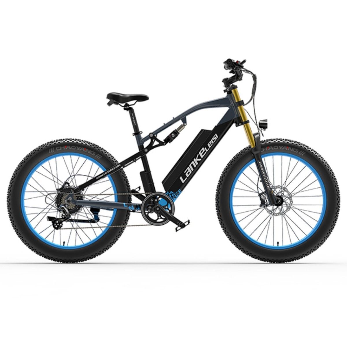 Bicicletta elettrica LANKELEISI RV700 con batteria da 48 V 16 Ah