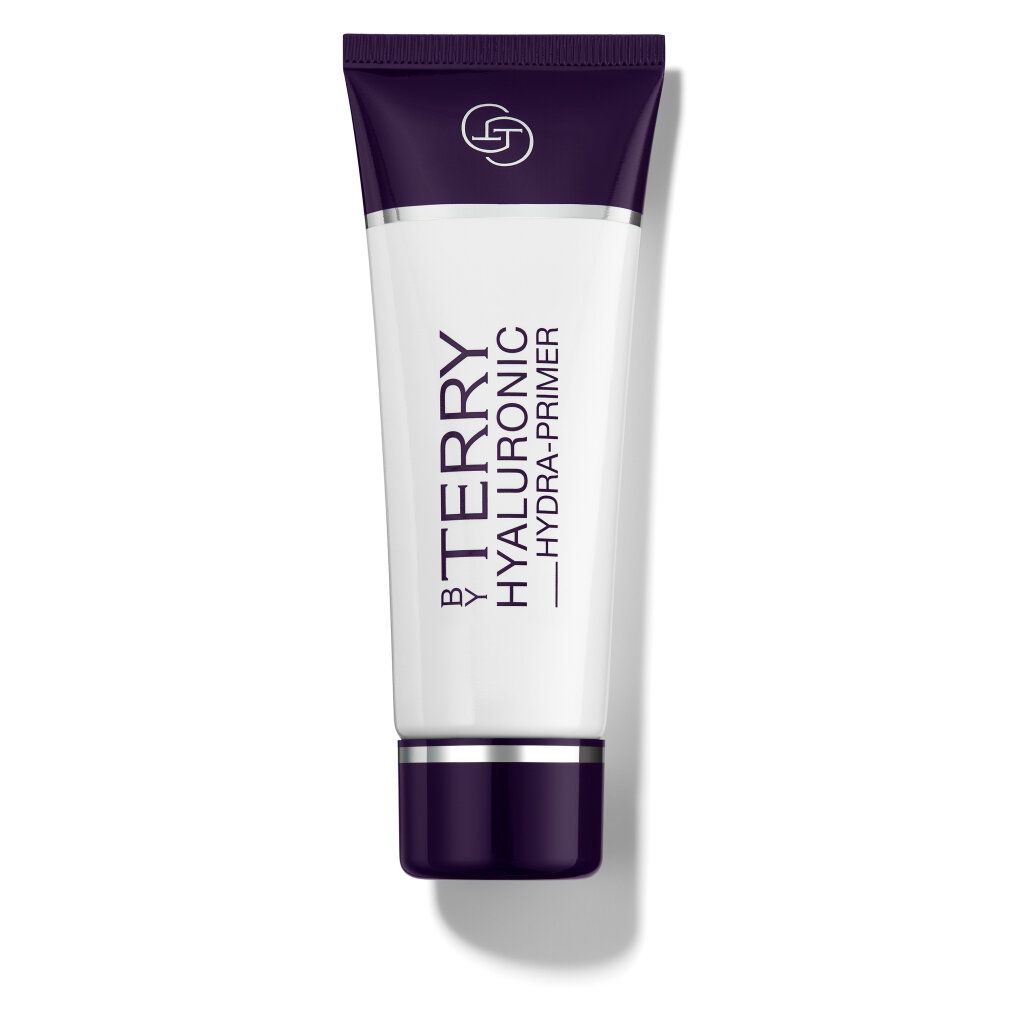 By Terry Hyaluronic Hydra Primer. Tubo bianco, tappo scuro. Testo: Hyaluronic Hydra-Primer.