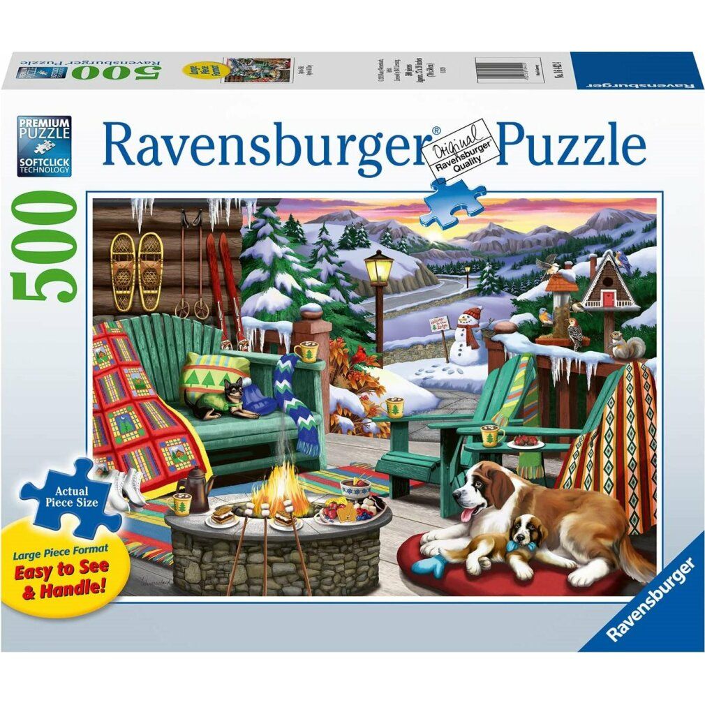 Puzzle di ravensburger Gemütliche Orte: Intorno all'orologio xxl 500 pezzi