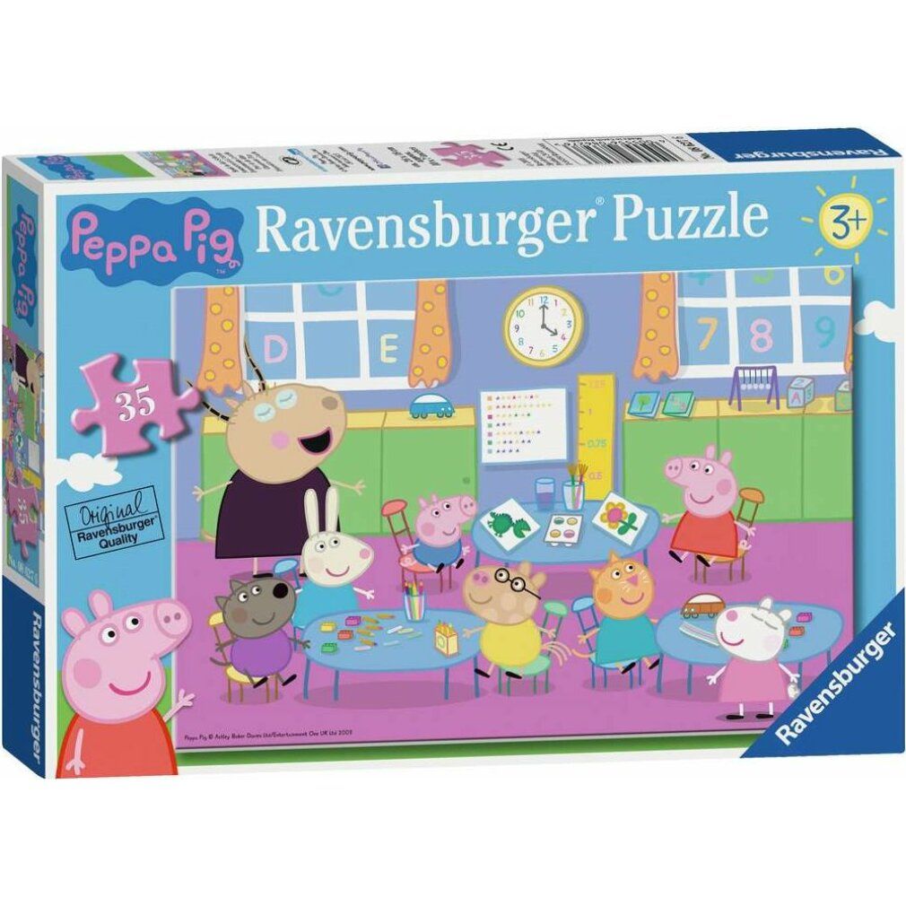 ravensburger Puzzle Peppa Pig: in classe 35 pezzi