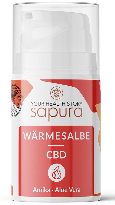 Pomata riscaldante al CBD e Arnica ⭐ Unguento antidolorifico extra Forte