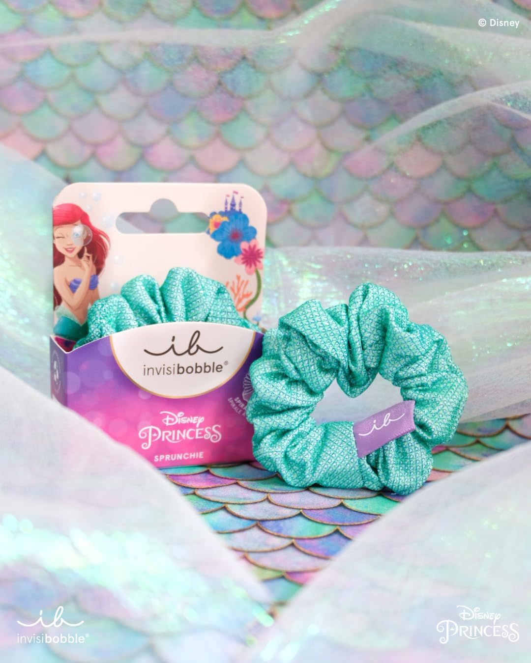Invisibobble Kids Disney Sprunchie Ariel - Elastico per capelli per bambini