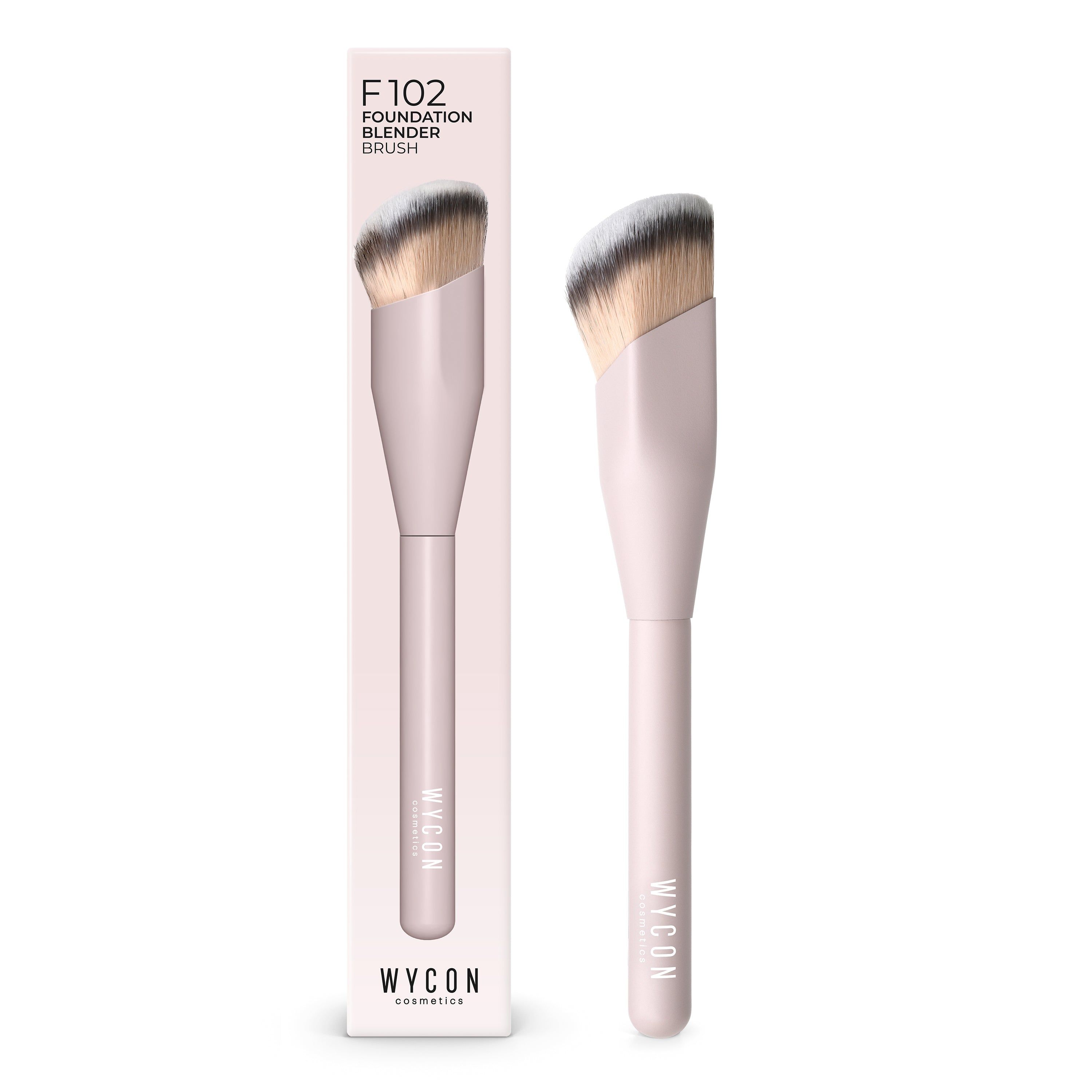 WYCON cosmetics F102 FOUNDATION BLENDER Pennello viso ideale per fondotinta liquidi ed in crema.