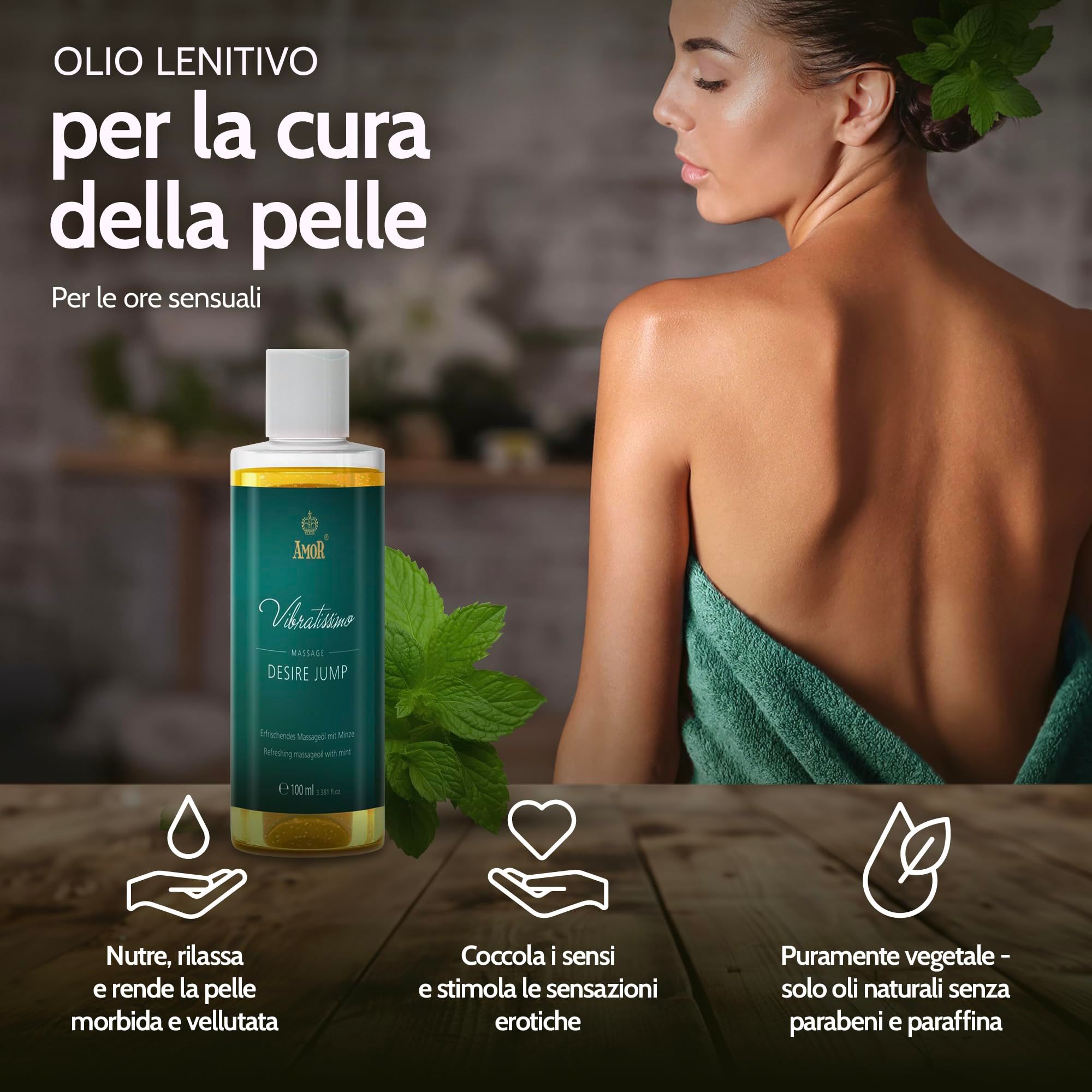 Vibratissimo Olio da Massaggio Desire Jump