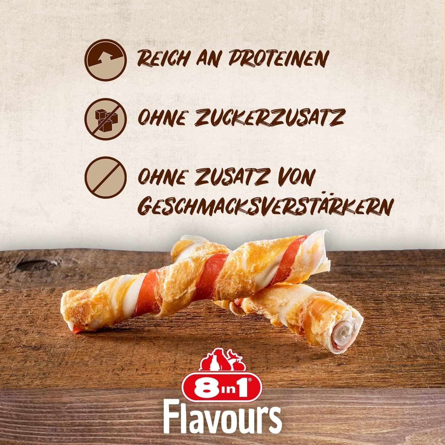 8in1 Triple Flavour Rolls Bastoncini da Masticare per Cani