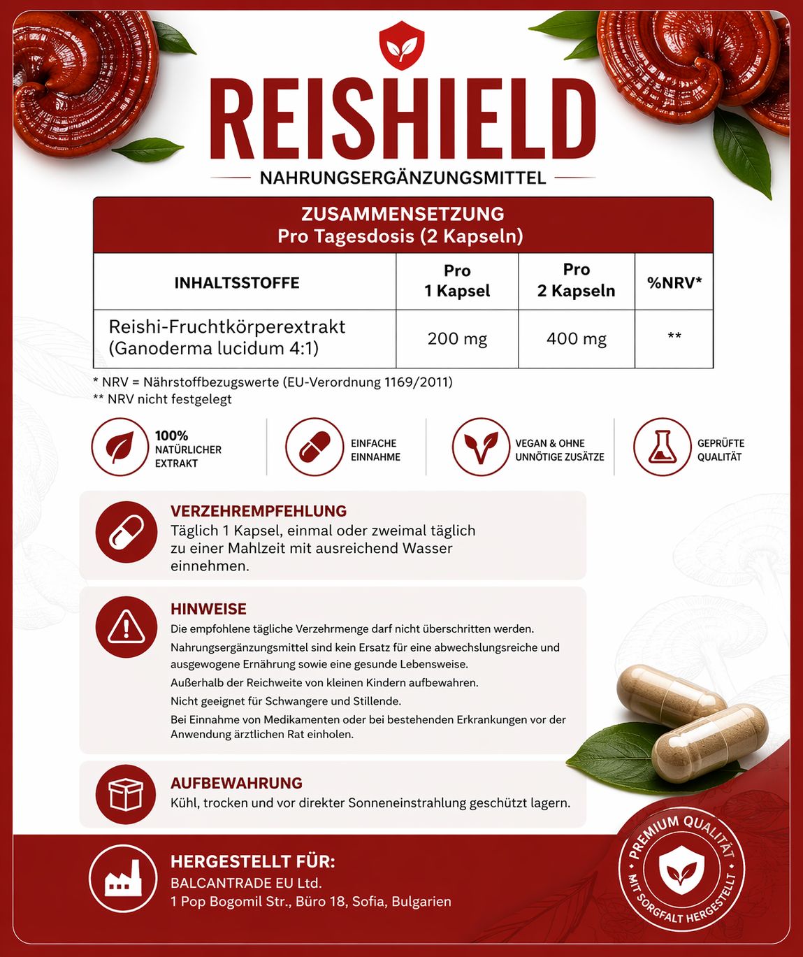 Reishield integratore alimentare