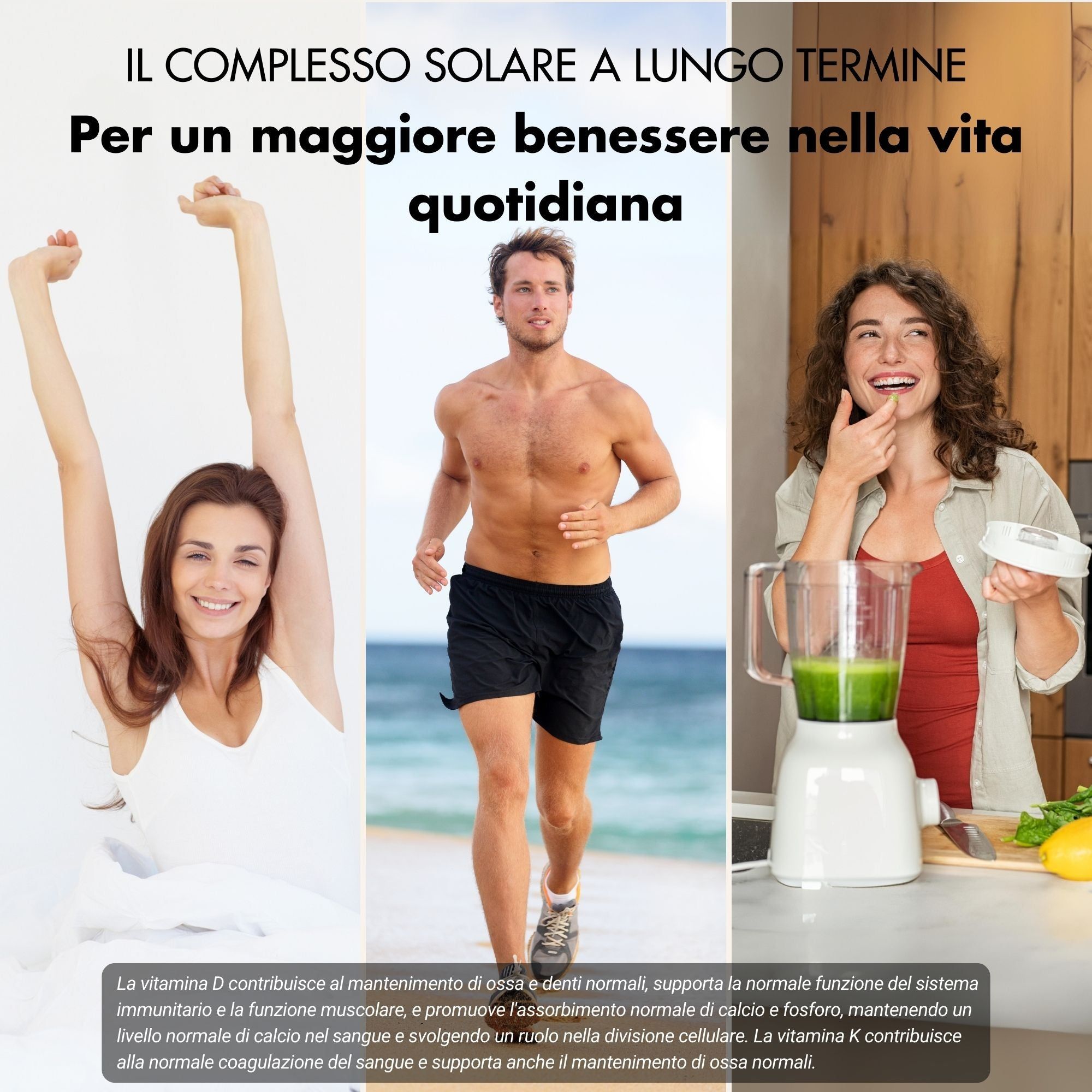 XTRA FUEL | Vitamina D3 + K2 - Compresse con 20.000 UI + 200 mcg MK-7