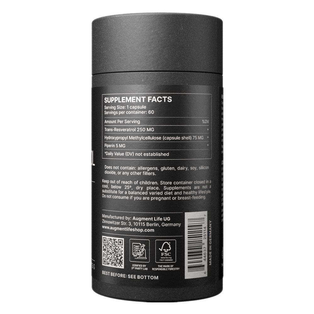 Augment Life Trans-Resveratrolo Capsule