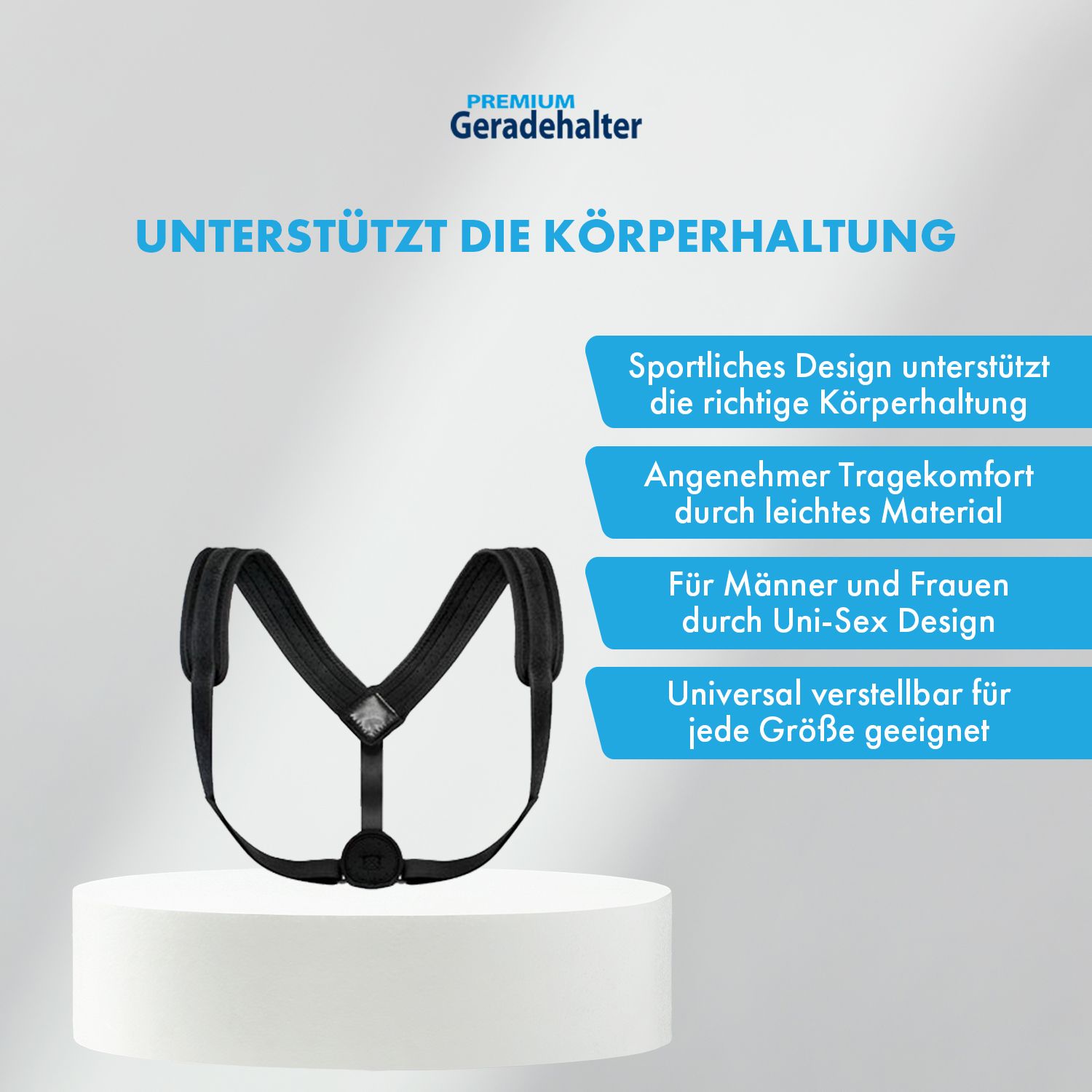 Corsetto Schiena – Correttore di postura premium