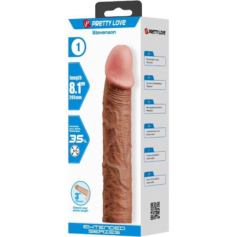 Guaina e Prolunga Pene Stevenson 20,5 cm