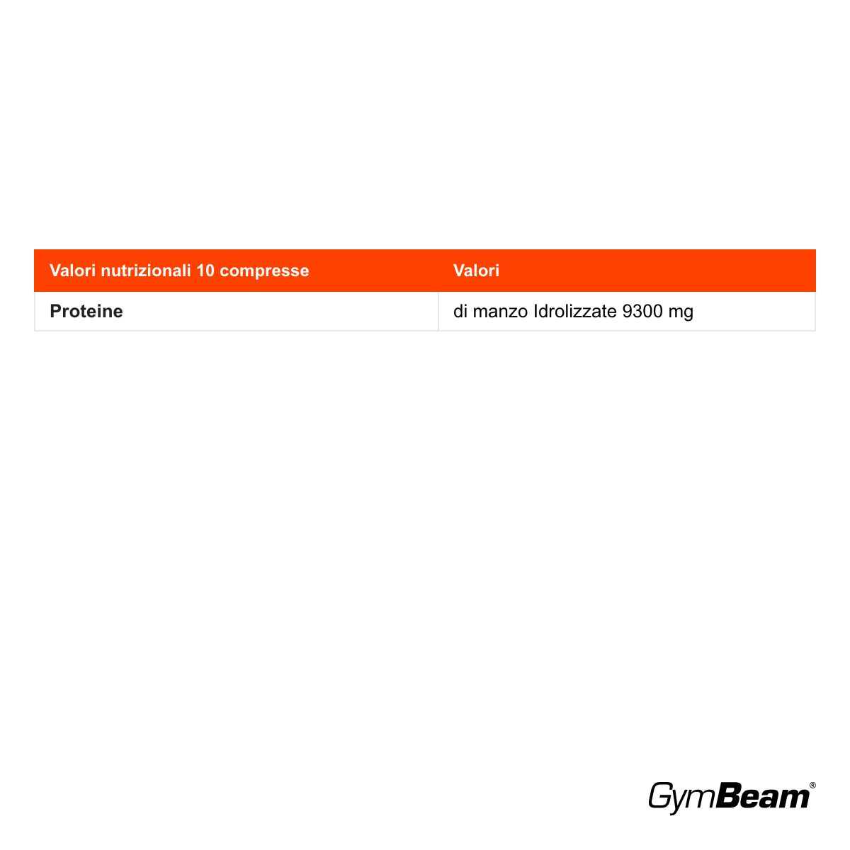 GymBeam Beef Amino TABS aminoacidi di manzo idrolizzati
