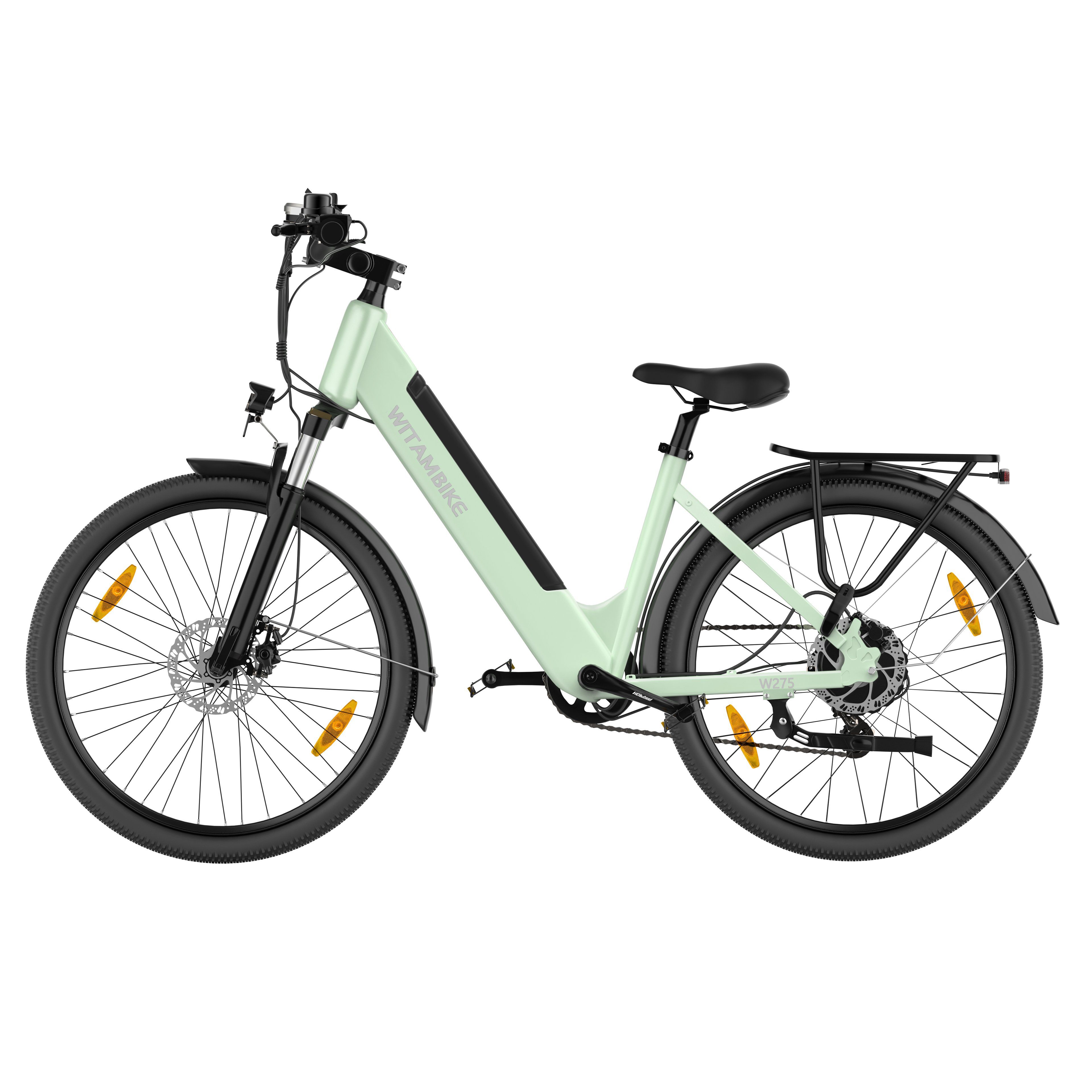 WITAMBIKE W275 Bicicletta elettrica da pendolare, 36V 13AH, pneumatici 27,5" x 2.10
