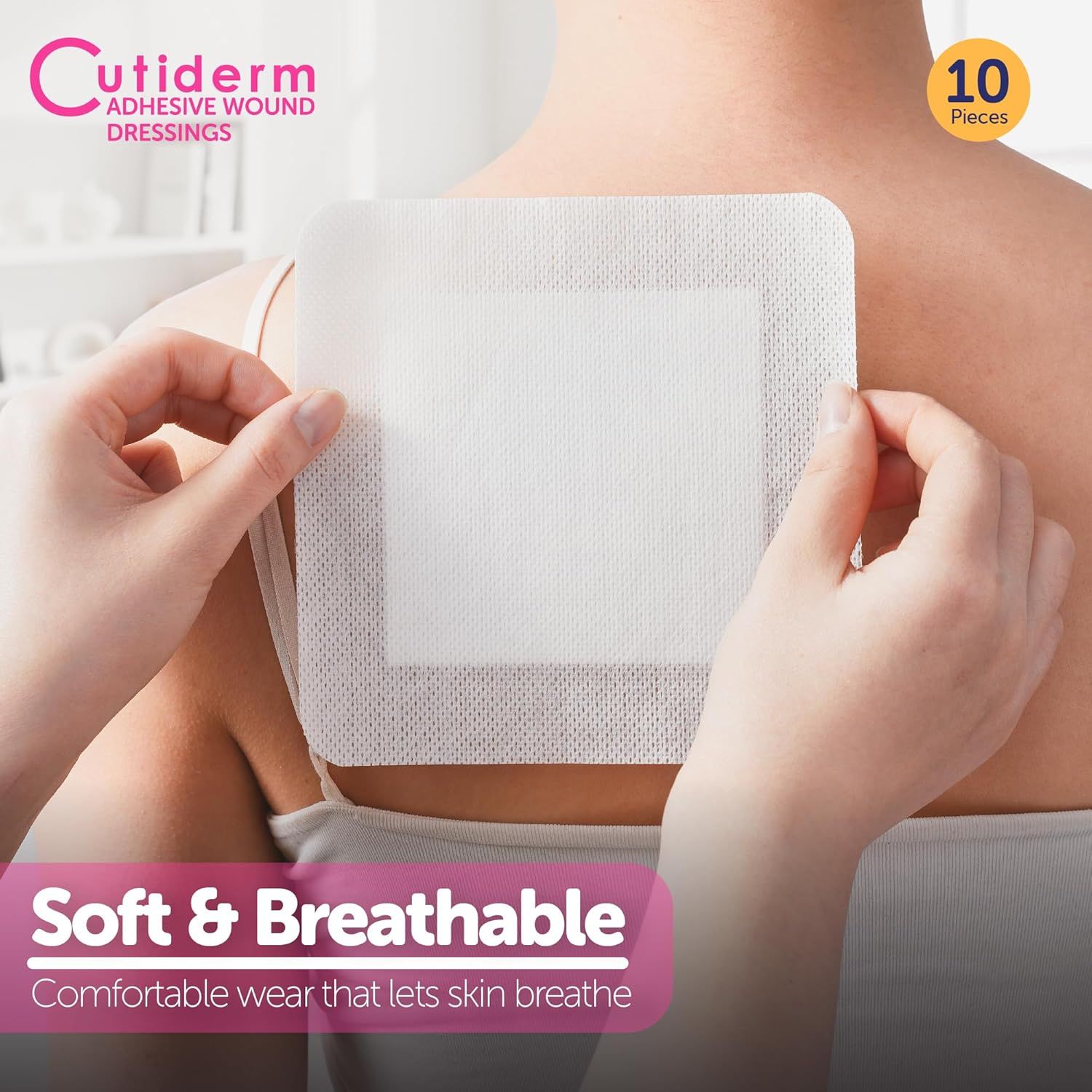 Bendaggio autoadesivo per ferite 15 x 15 cm Cutiderm