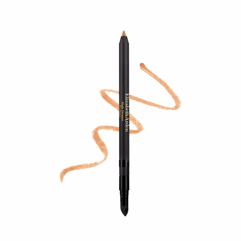 Matita eyeliner con tratto. Marchio Elizabeth Arden High Drama Eyeliner. Tratto dorato.