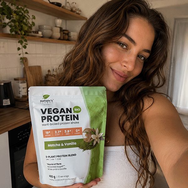Nature's Finest Bio proteine vegetali in polvere Vaniglia e matcha