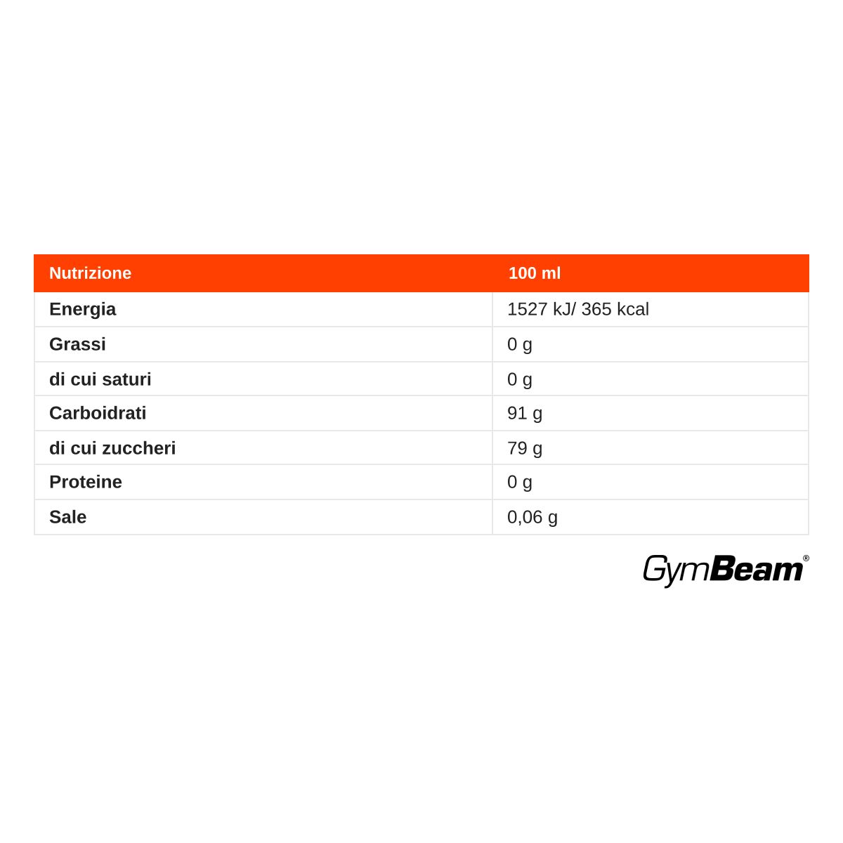 GymBeam Sciroppo d'Acero BIO dolcificante liquido