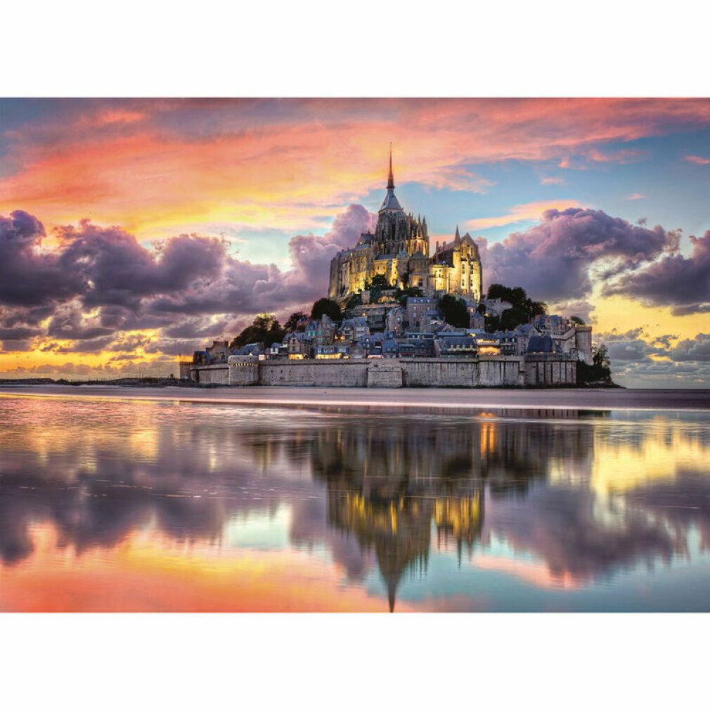 clementoni Puzzle magico Mont Saint-Michel, Francia 1000 pezzi