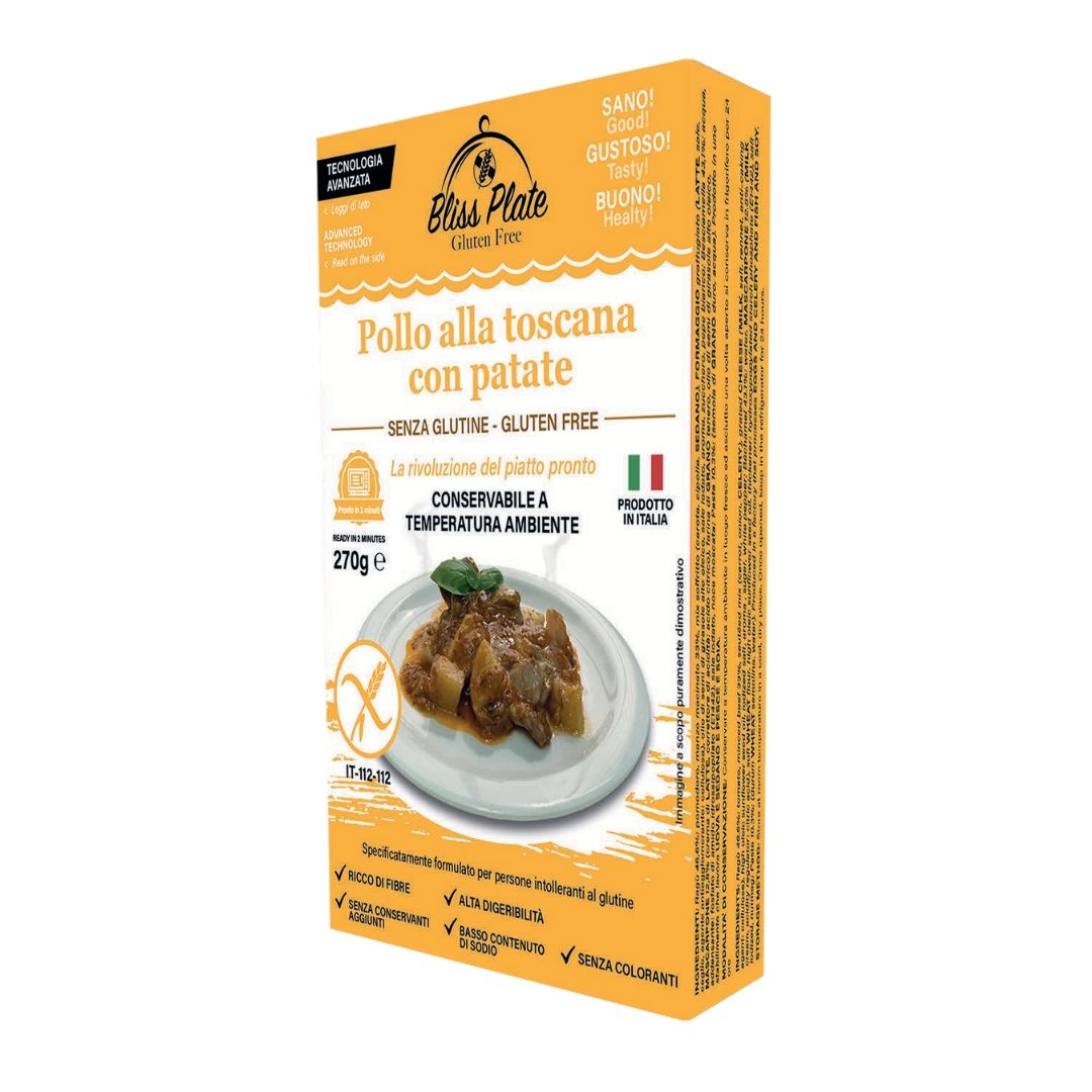 Pollo Toscana con Patate Senza Glutine - Bliss Plate