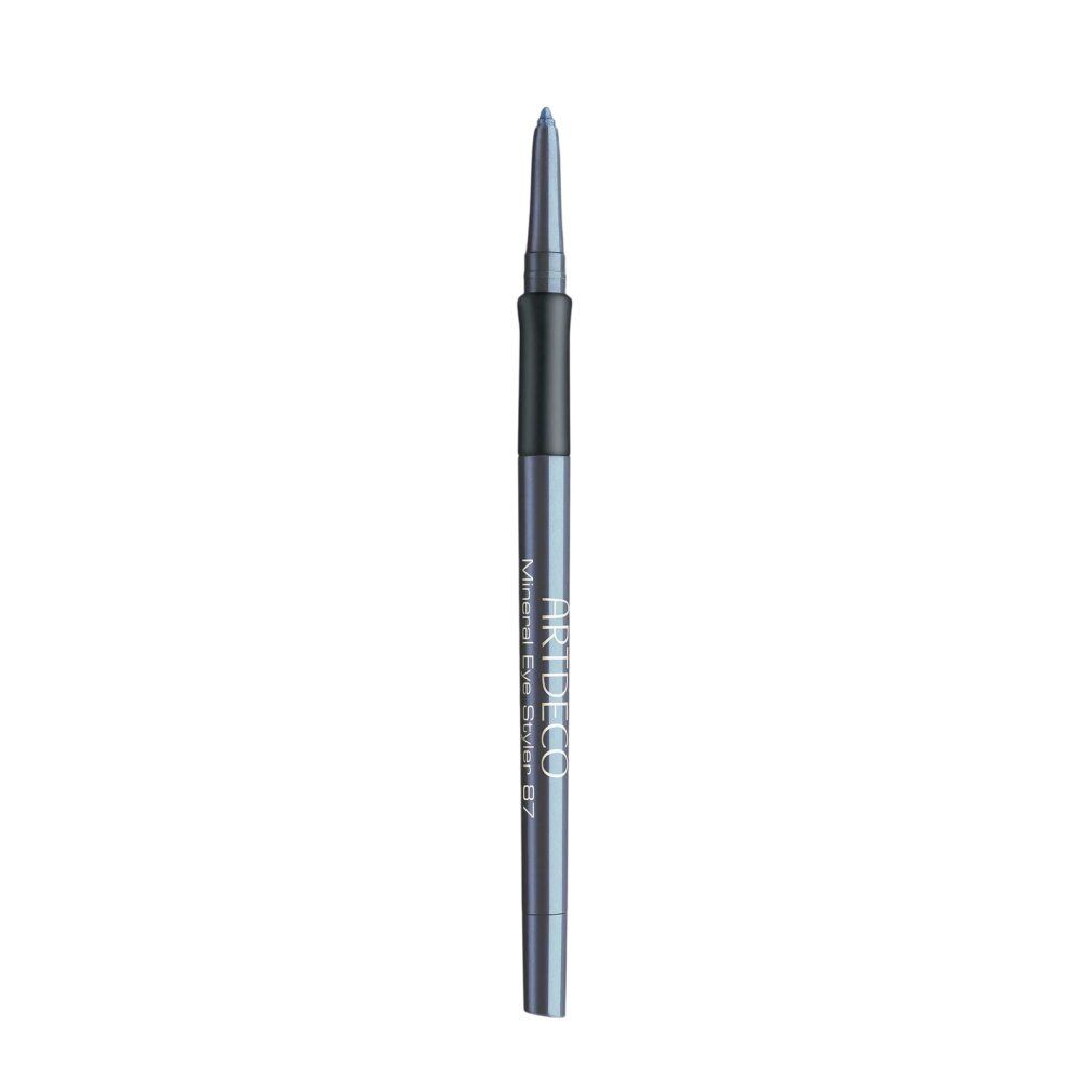 ARTDECO Mineral Brow Styler, matita grigio scuro con impugnatura nera.