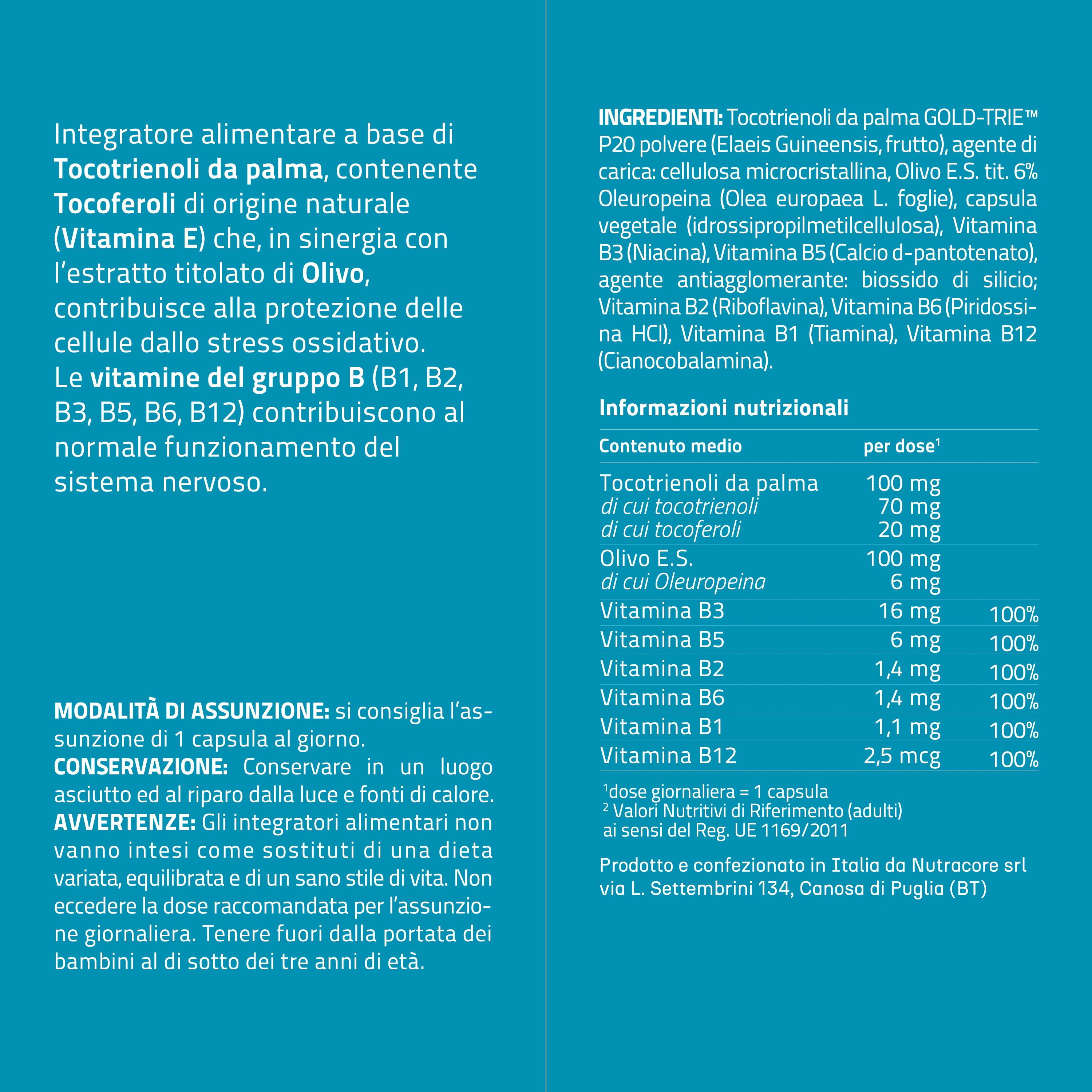 NURE Neuroaging Support Capsule per il benessere cognitivo Supporto cellule dallo stress ossidativo
