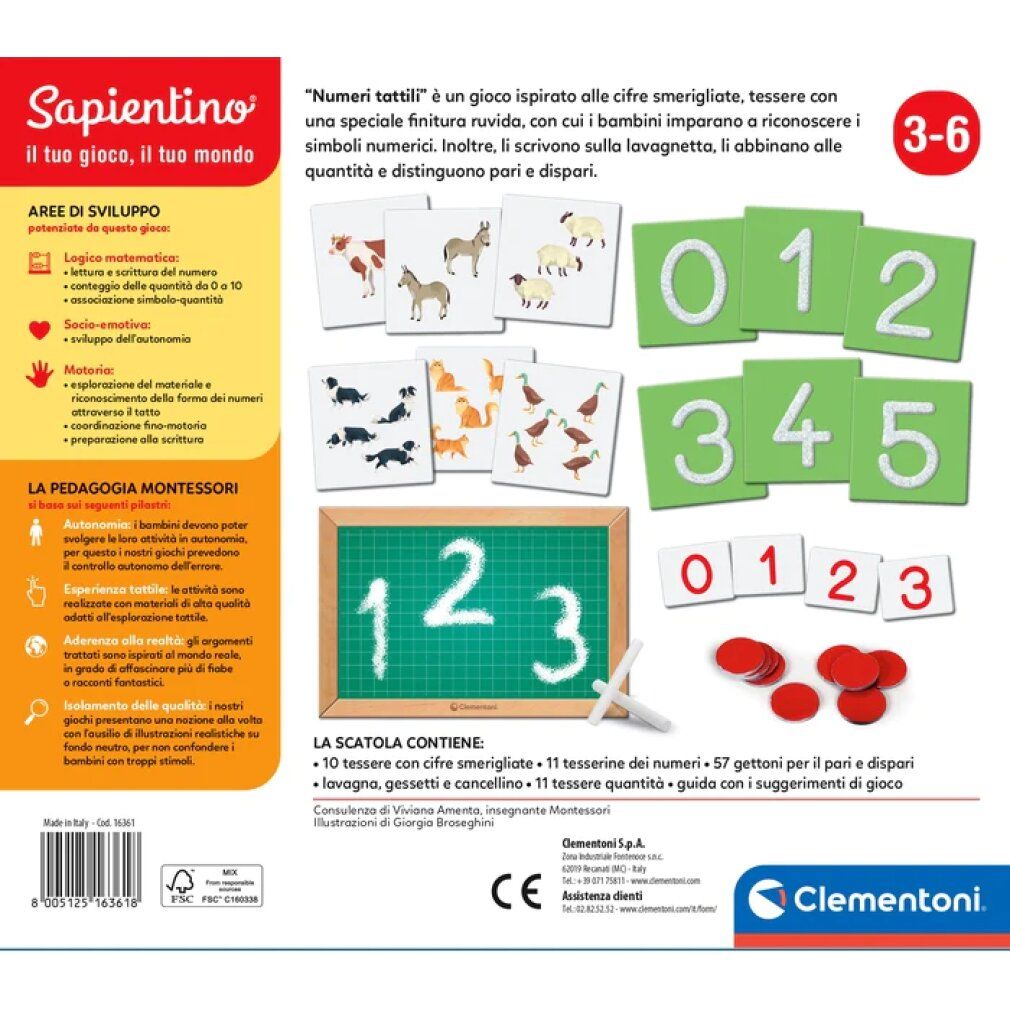 Montessori - Imparare i numeri