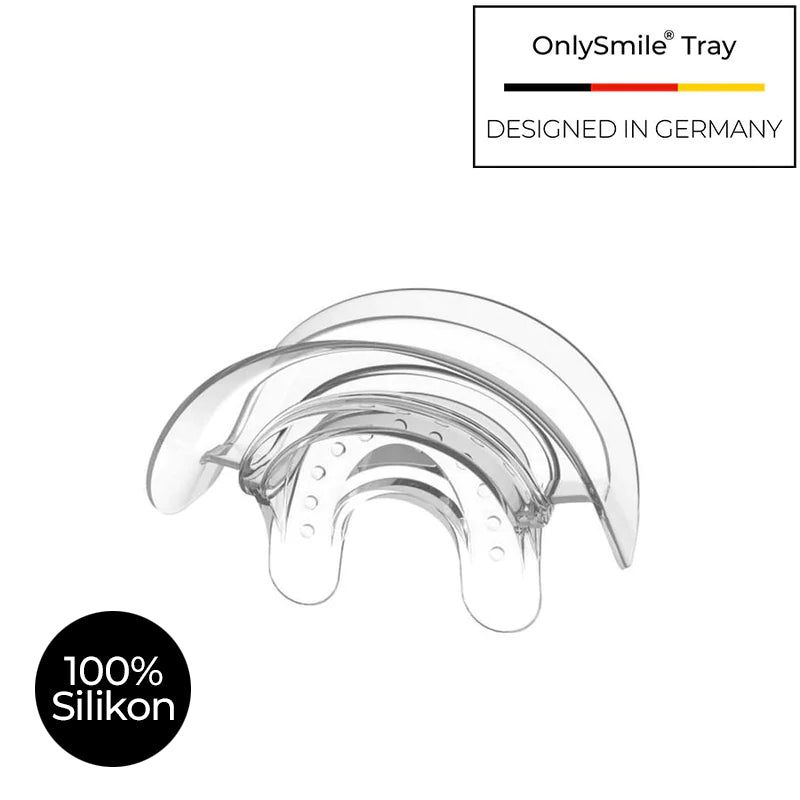 OnlySmile Tray, 100% Silicone, Progettato in Germania.