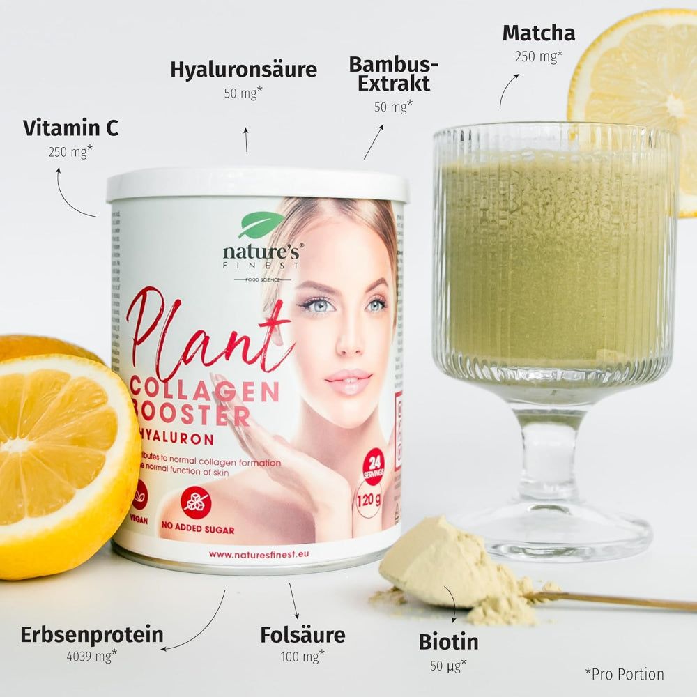 Nature's Finest PLANT COLLAGEN BOOSTER CON ACIDO IALURONICO