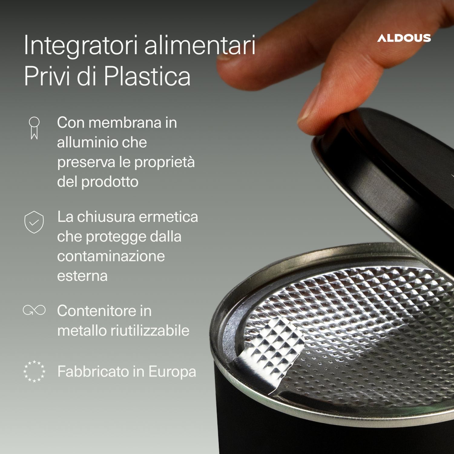 Aldous - Multivitaminico per Bambini Gummies - Energie, Difese Immunitarie