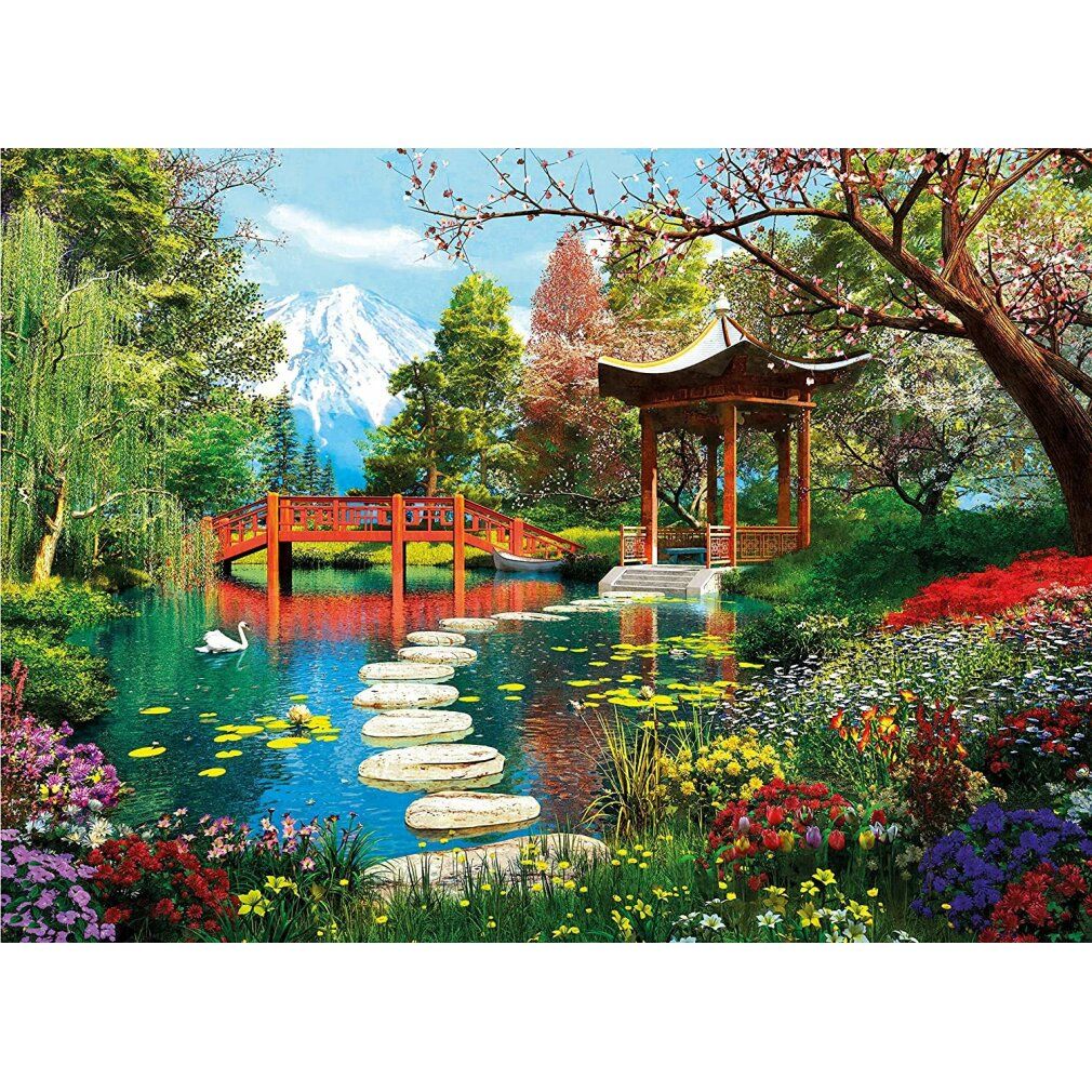 clementoni Puzzle Giardino Fuji, Giappone 1000 pezzi