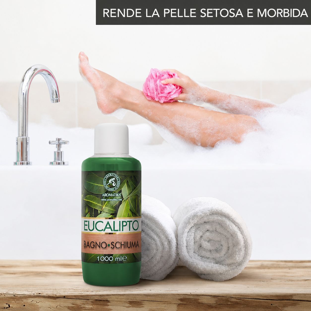 AROMATIKA Schiuma da bagno all’eucalipto