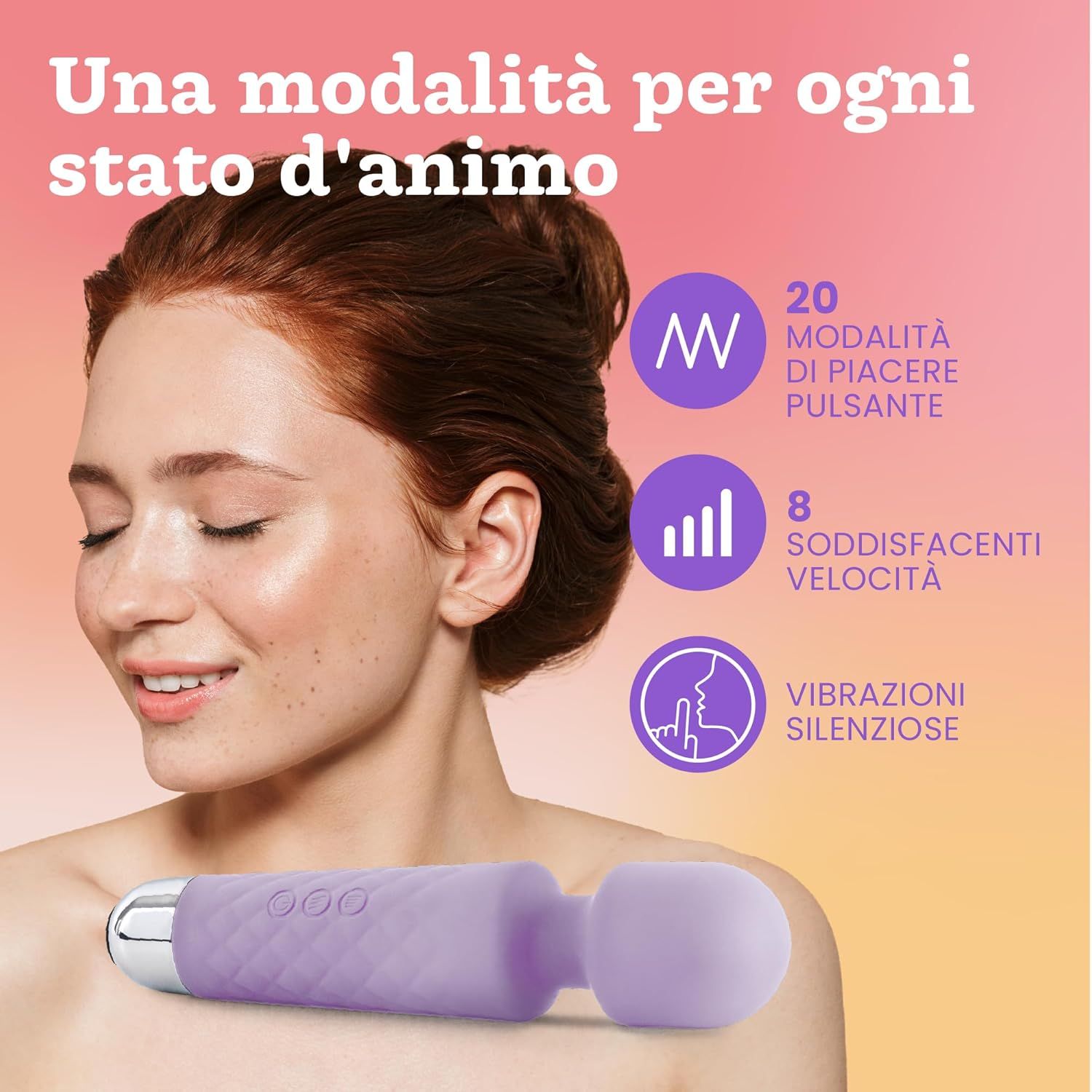 Oliver James Vibratore per donne – silenzioso e potente, lilla