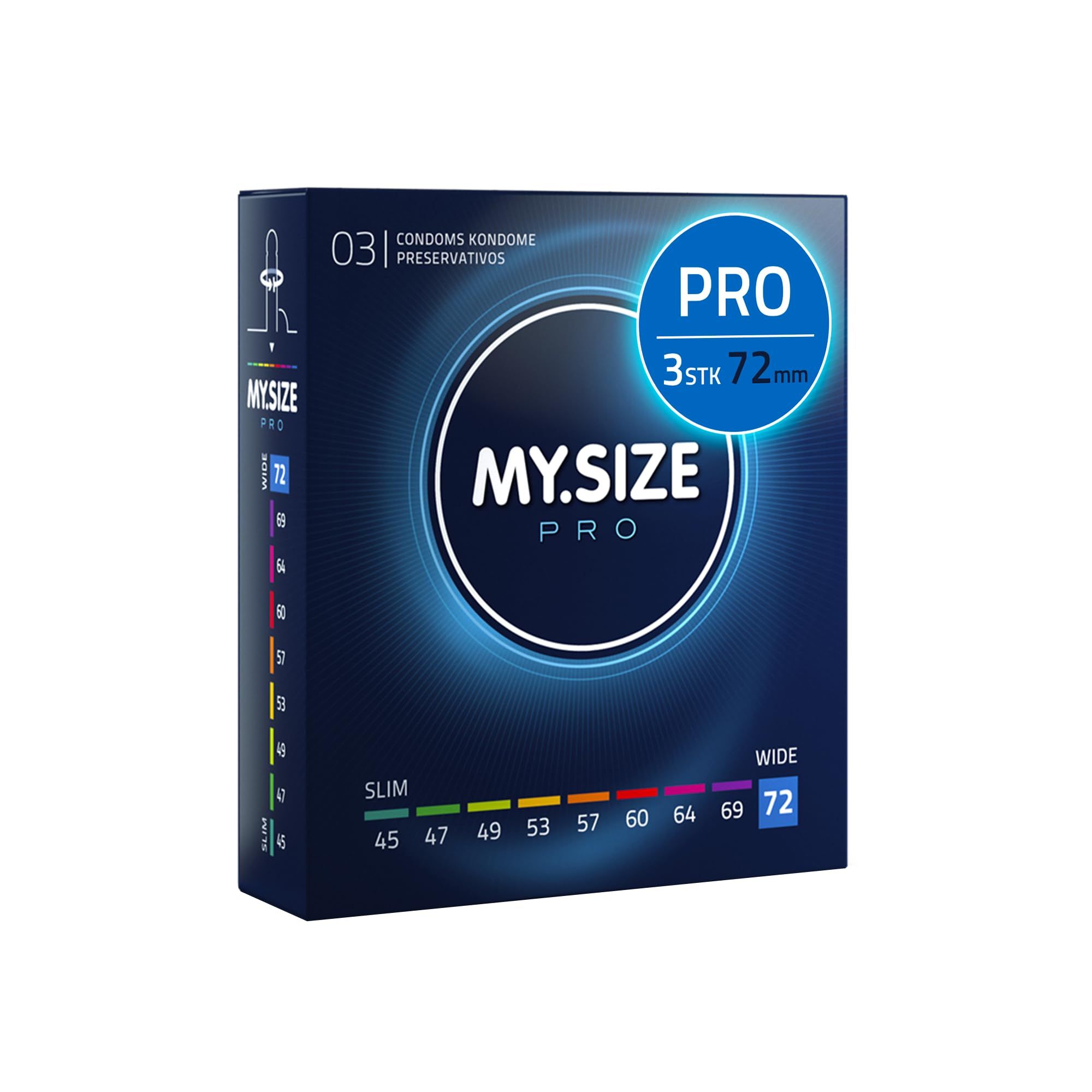 MY.SIZE PRO ELITE Preservativi Taglia 8 72mm