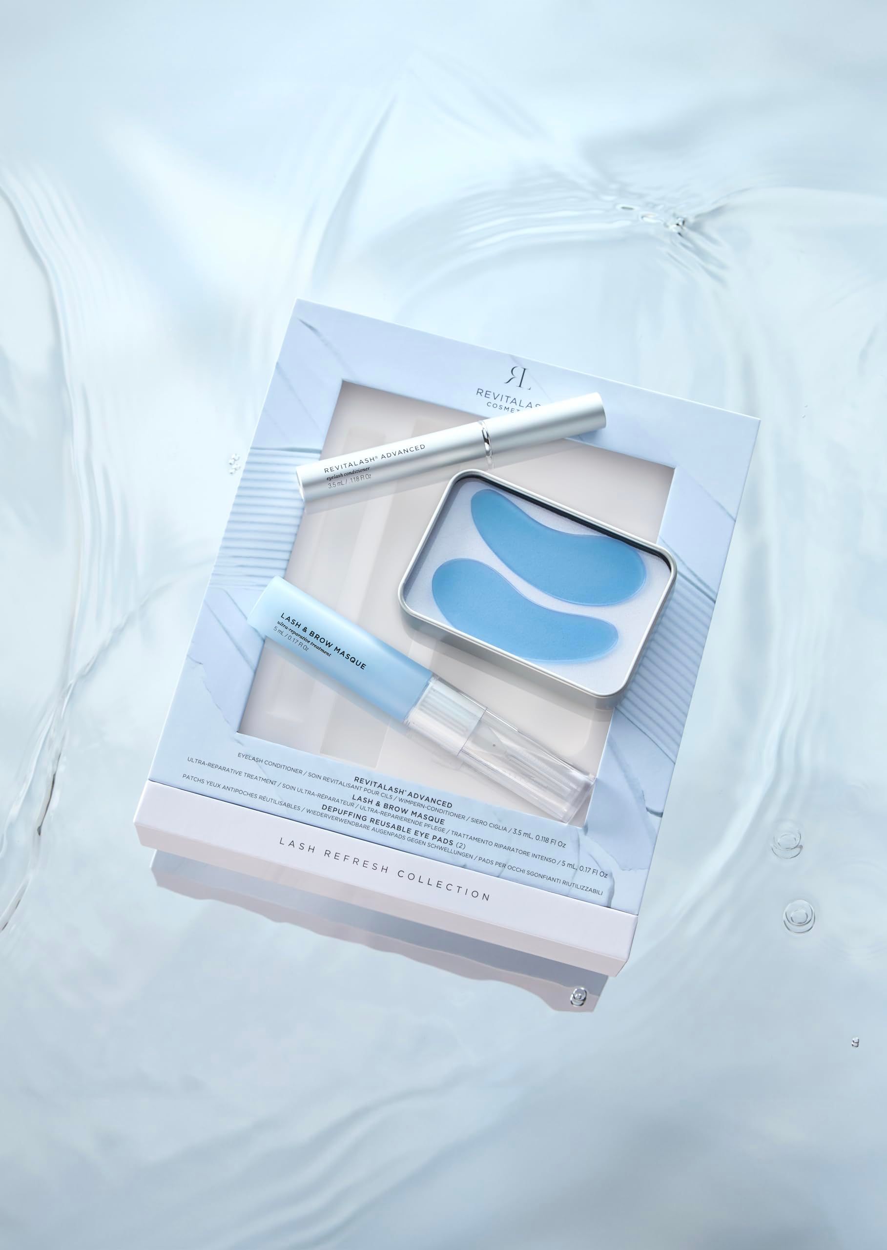 Revitalash Collection Set – Revitalash 3,5 Ml, Maschera per Ciglia e Sopracciglia, Soin per Occhiaie