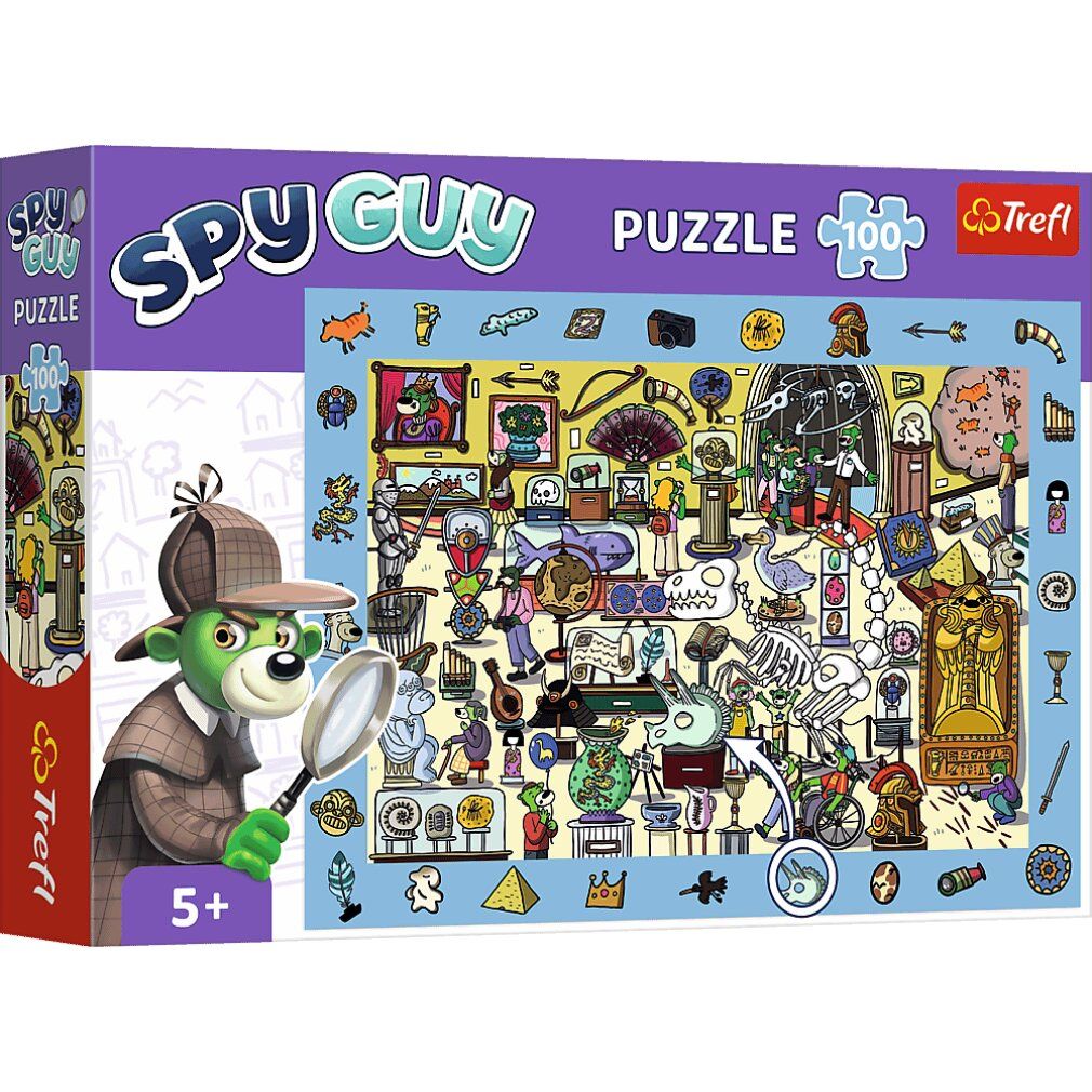Puzzle trefl per la ricerca di immagini del ragazzo spia: Museo 100 pezzi