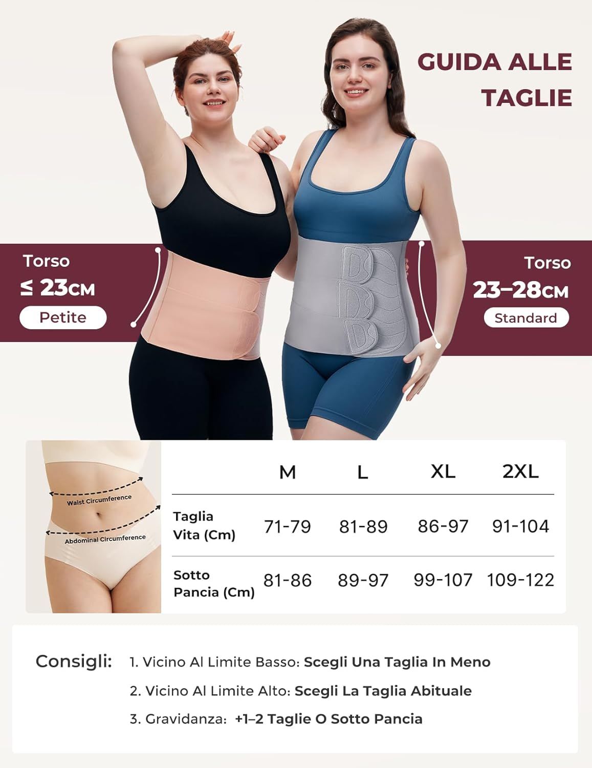 Fascia addominale post parto Momcozy Ergowrap