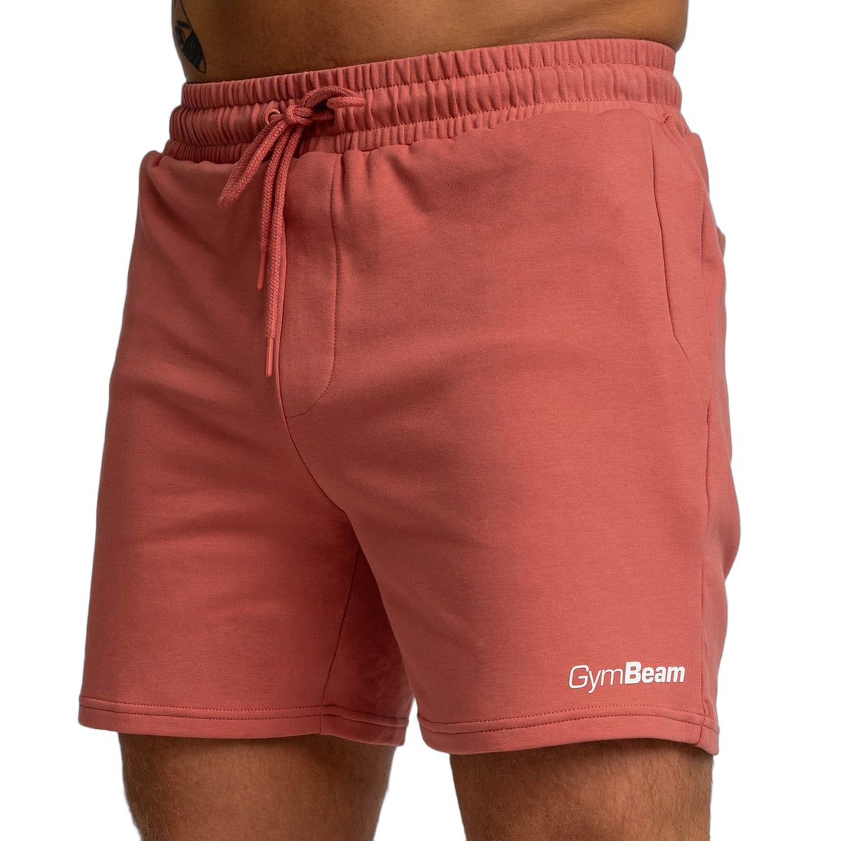 GymBeam Pantaloncini uomo regular Limitless Cinnamon con tasche