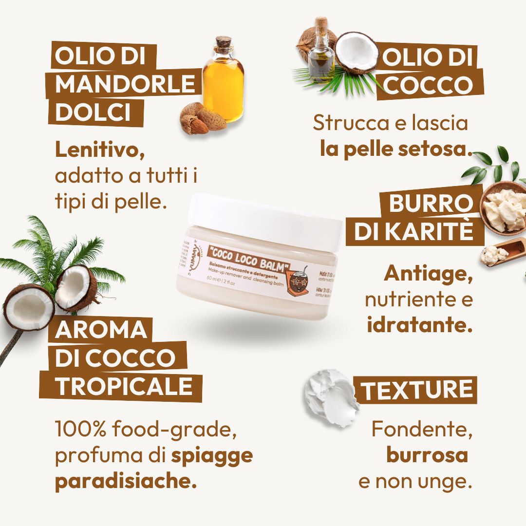 Yummy Beauty balsamo struccante e detergente