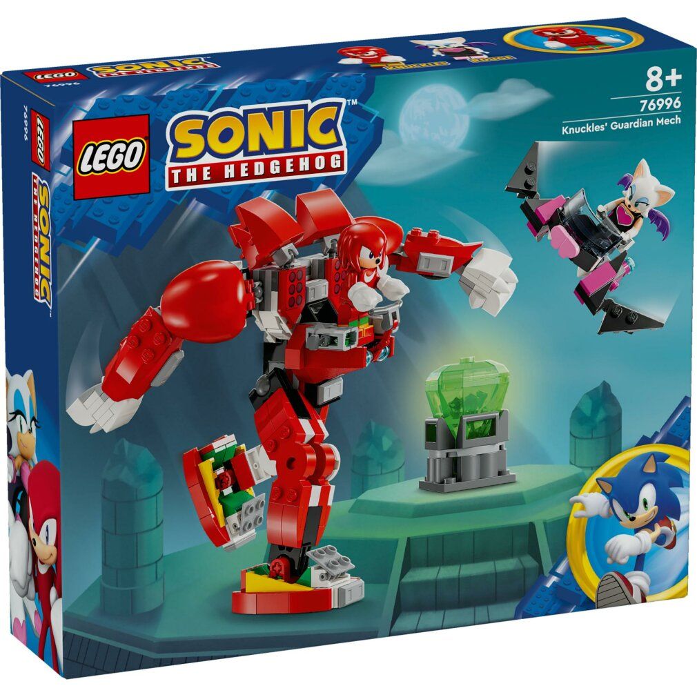 LEGO Sonic the Hedgehog 76996 Il Mech Guardiano di Knuckles, Giochi per Bambini da 8 Anni in su con