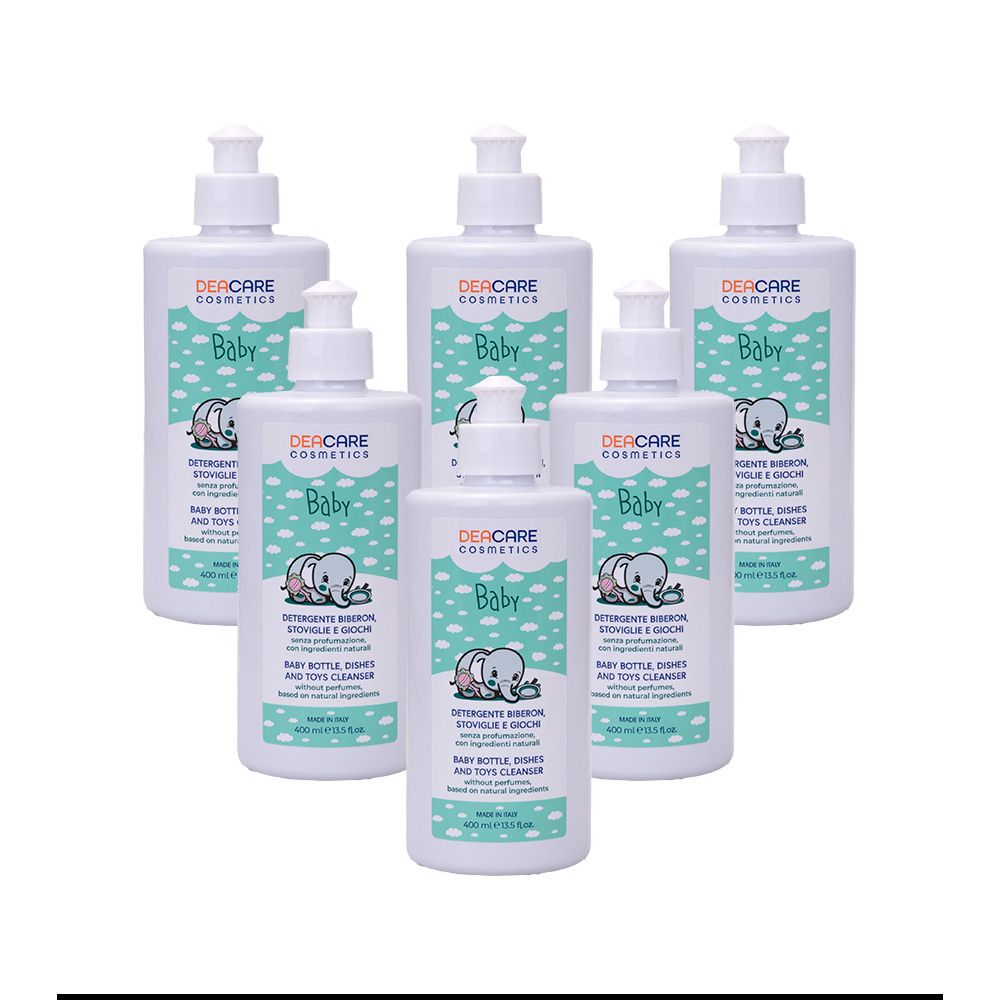 DEACARE Baby - Detergente Biberon Stoviglie e giochi - Naturale e senza profumo