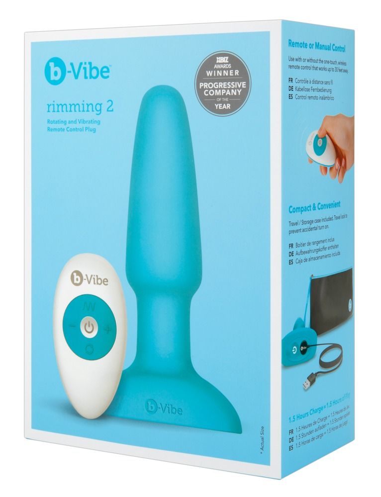 b-Vibe rimming Plug 2 Blu