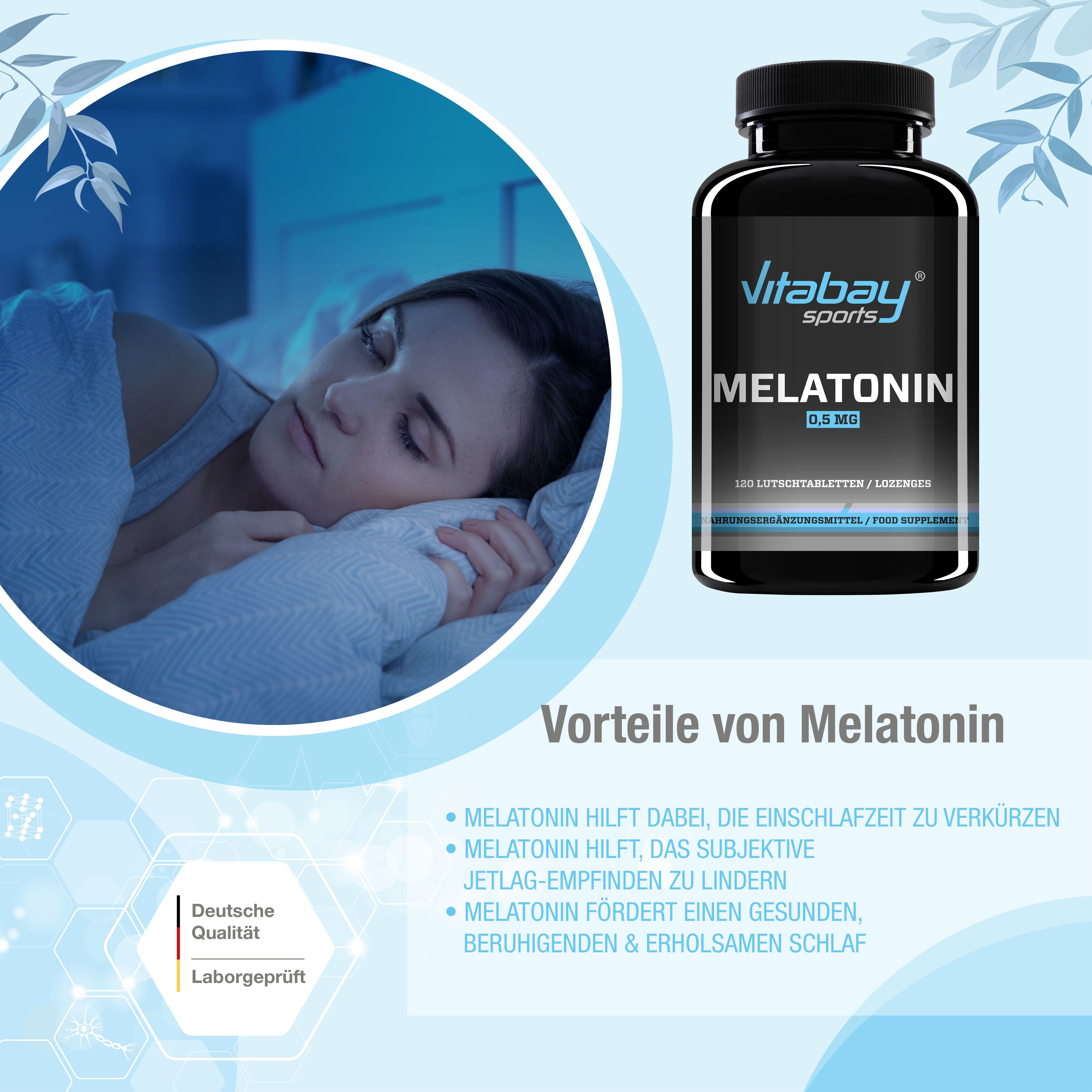 Vitabay Melatonina 0,5 mg