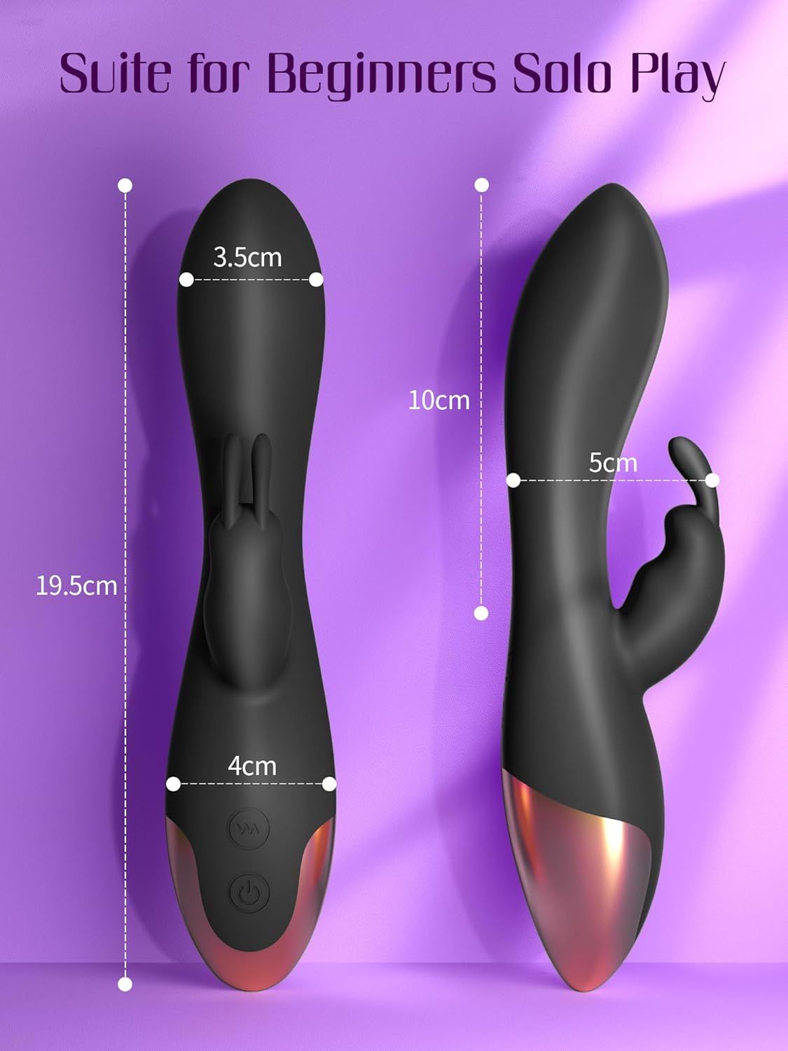 HIVEFUN Vibratore punto G nero