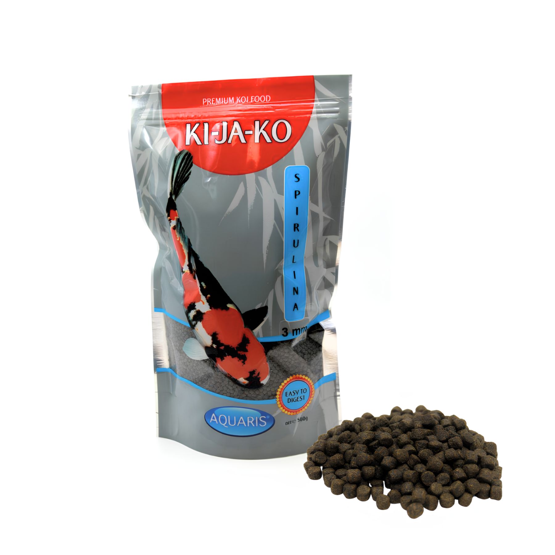KI-JA-KO Cibo per pesci Koi Spirulina Plus 3 mm