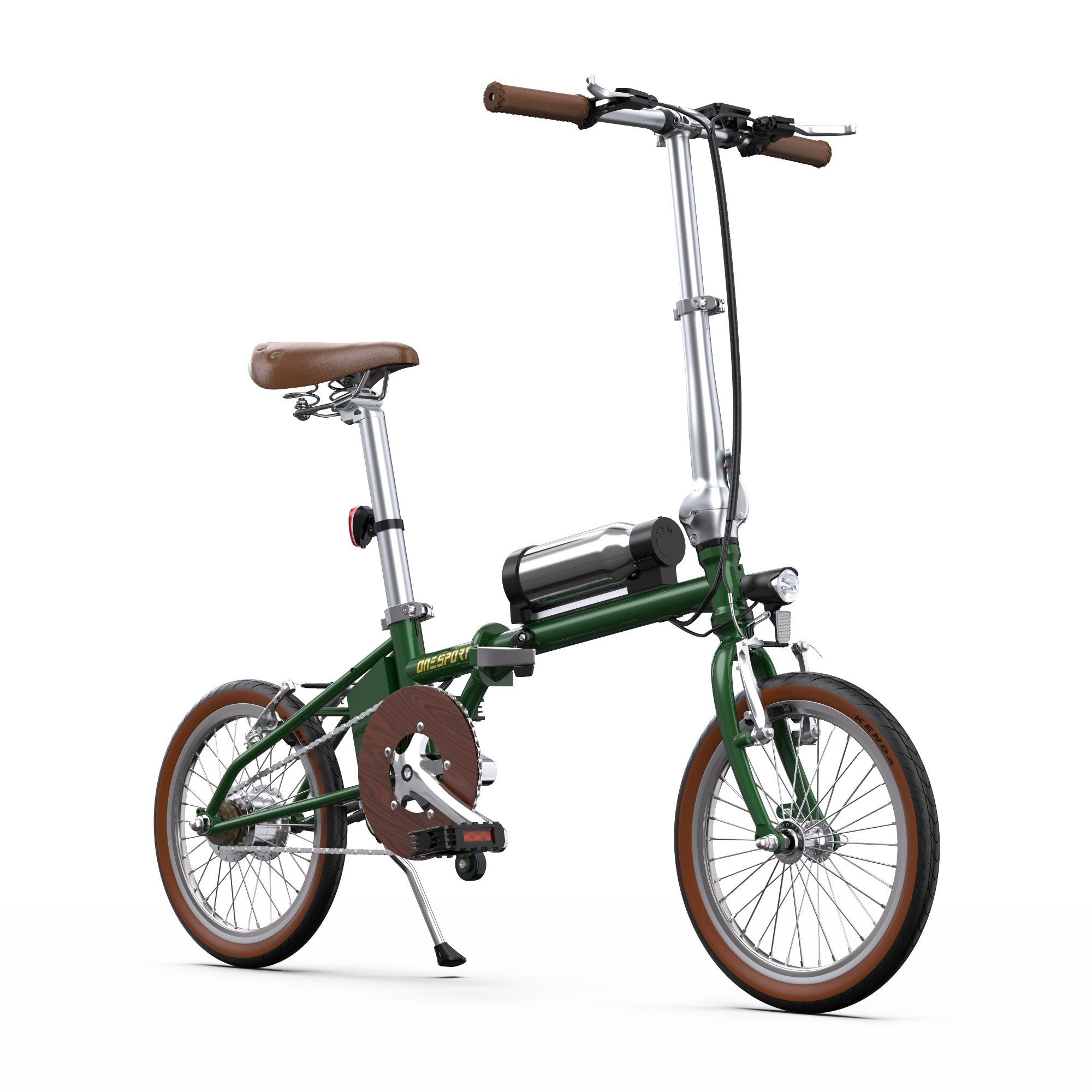 ONESPORT OT02 Bicicletta elettrica pieghevole da 16" con motore da 250W e batteria da 36V 5.2Ah