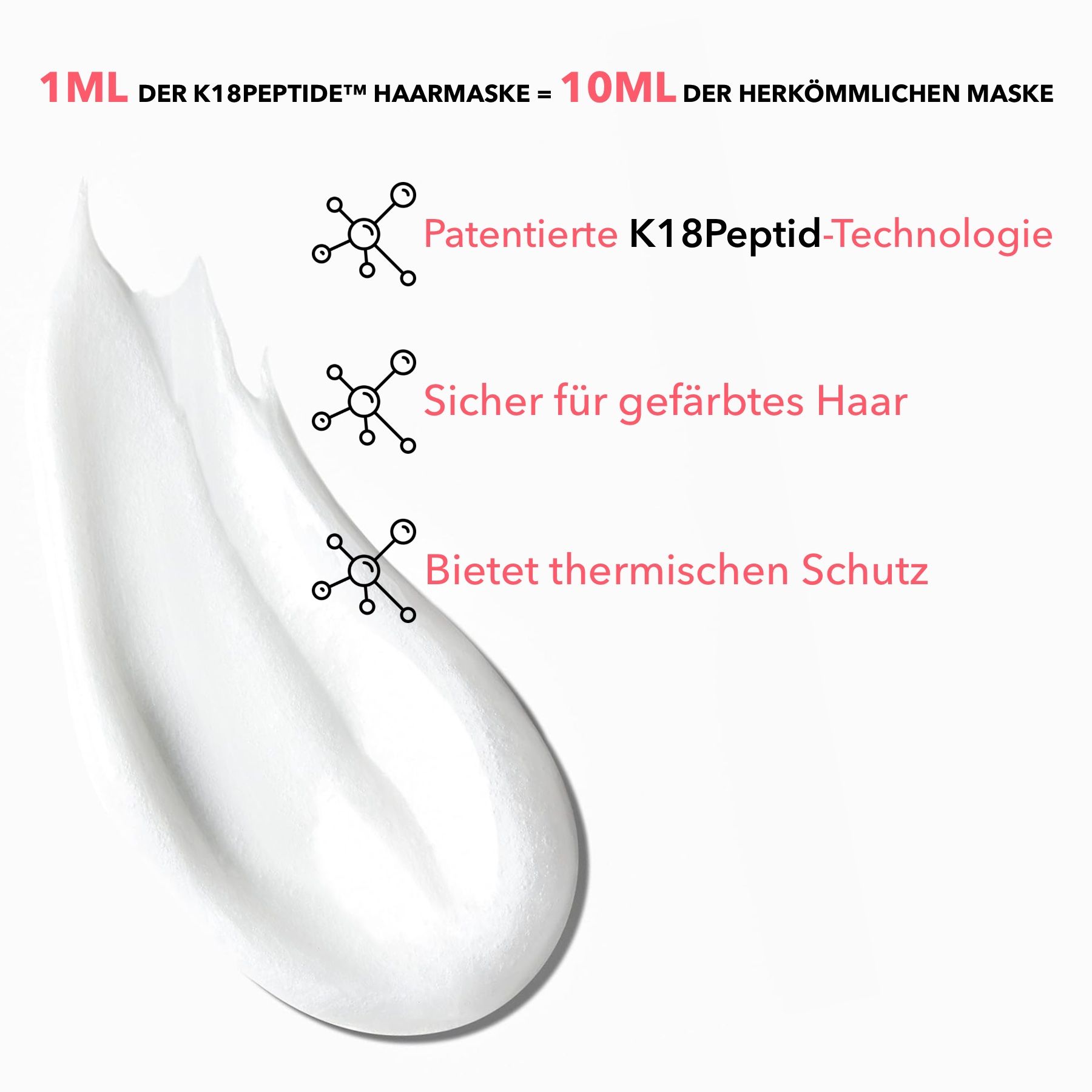 P-beauty K18  Maschera per capelli  per la cura dei capelli e la riparazione molecolare