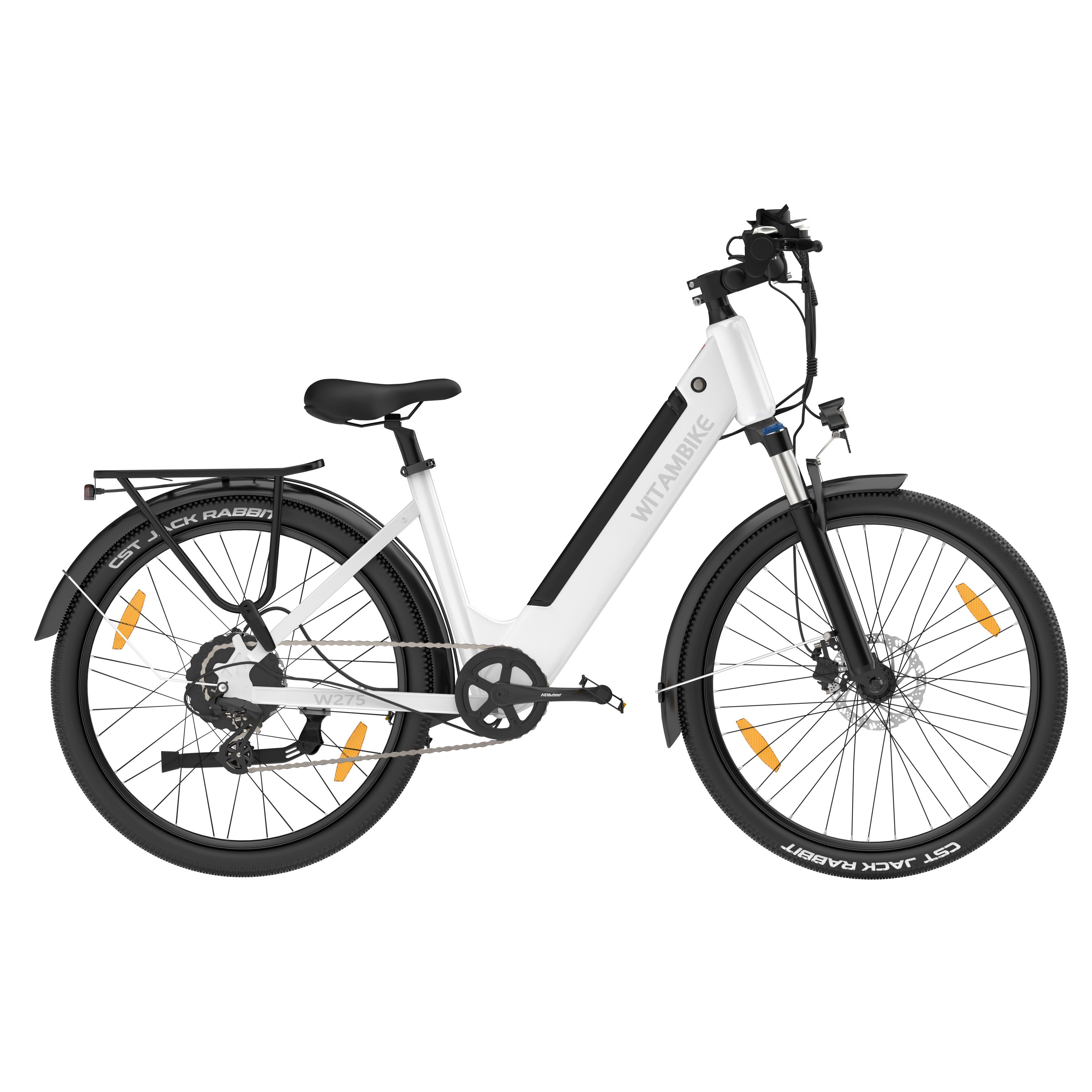 WITAMBIKE W275 Bicicletta elettrica da pendolare, 36V 13AH, pneumatici 27,5" x 2.10